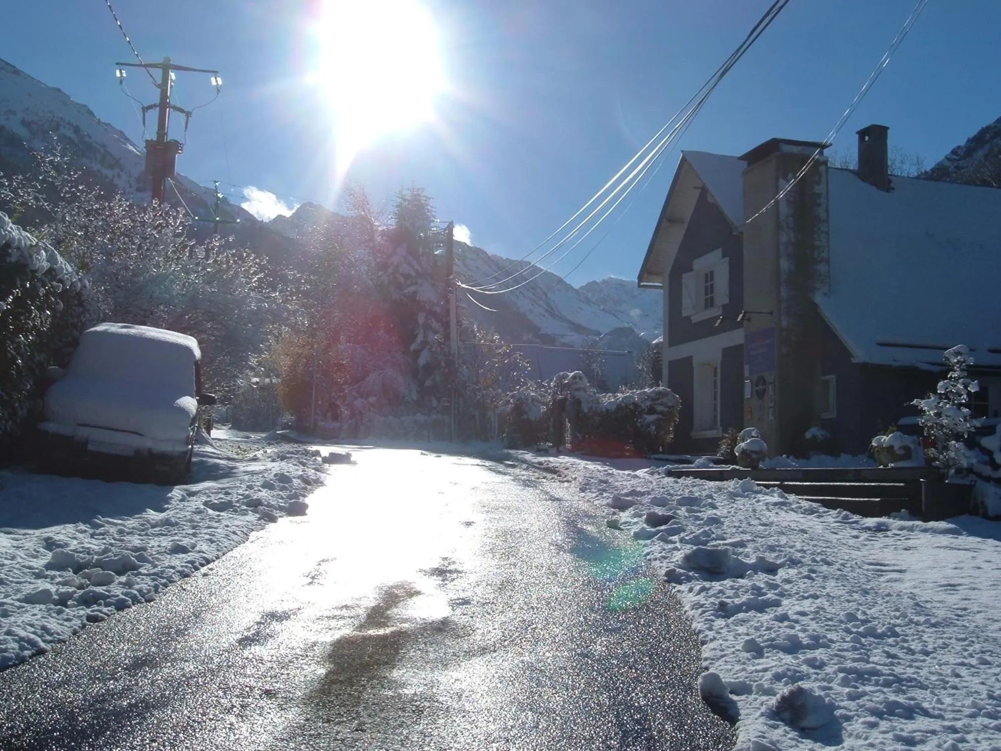 Winter in Maison d'hoursentut
