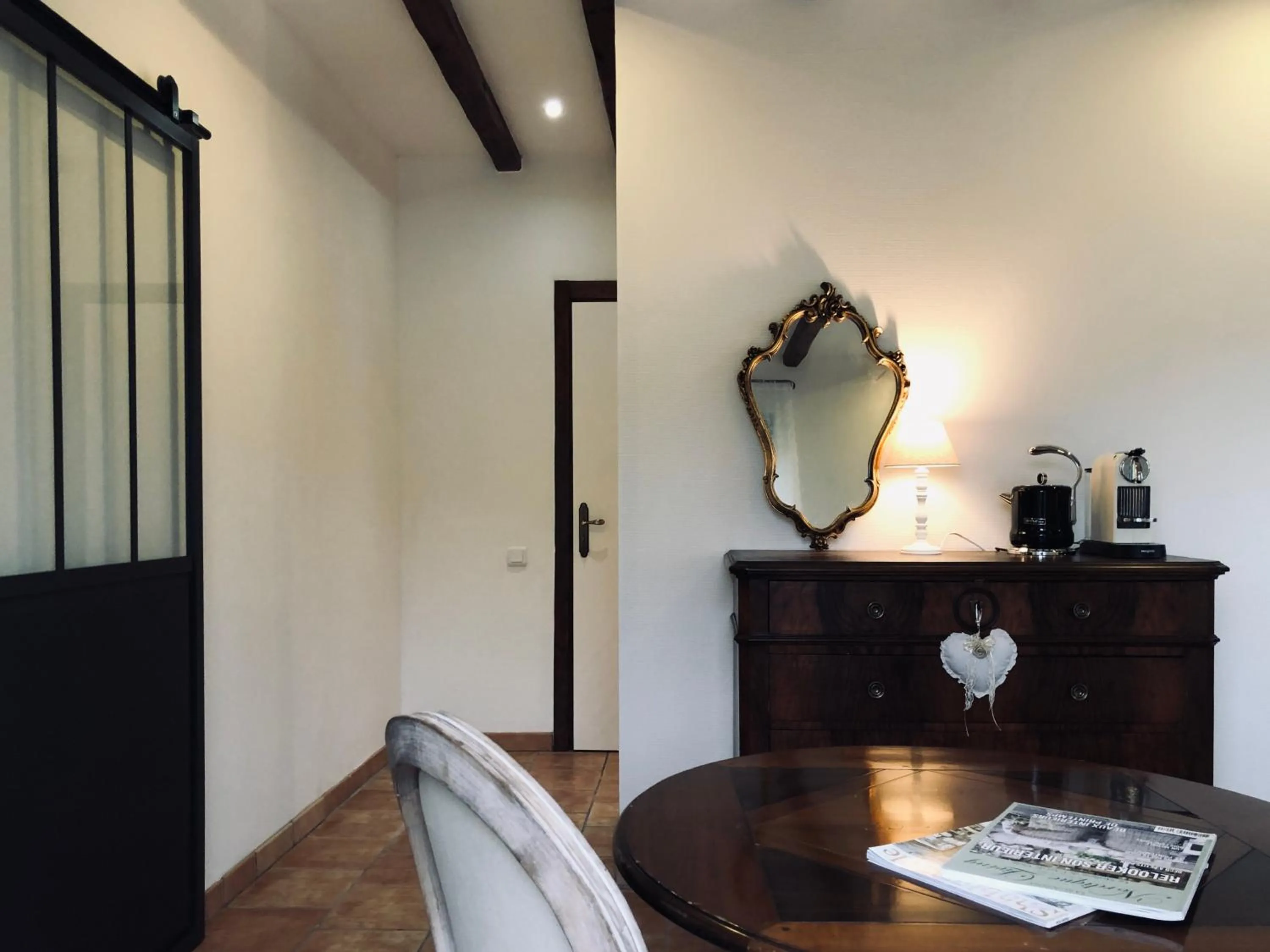 Seating area in La Maison d'Ange