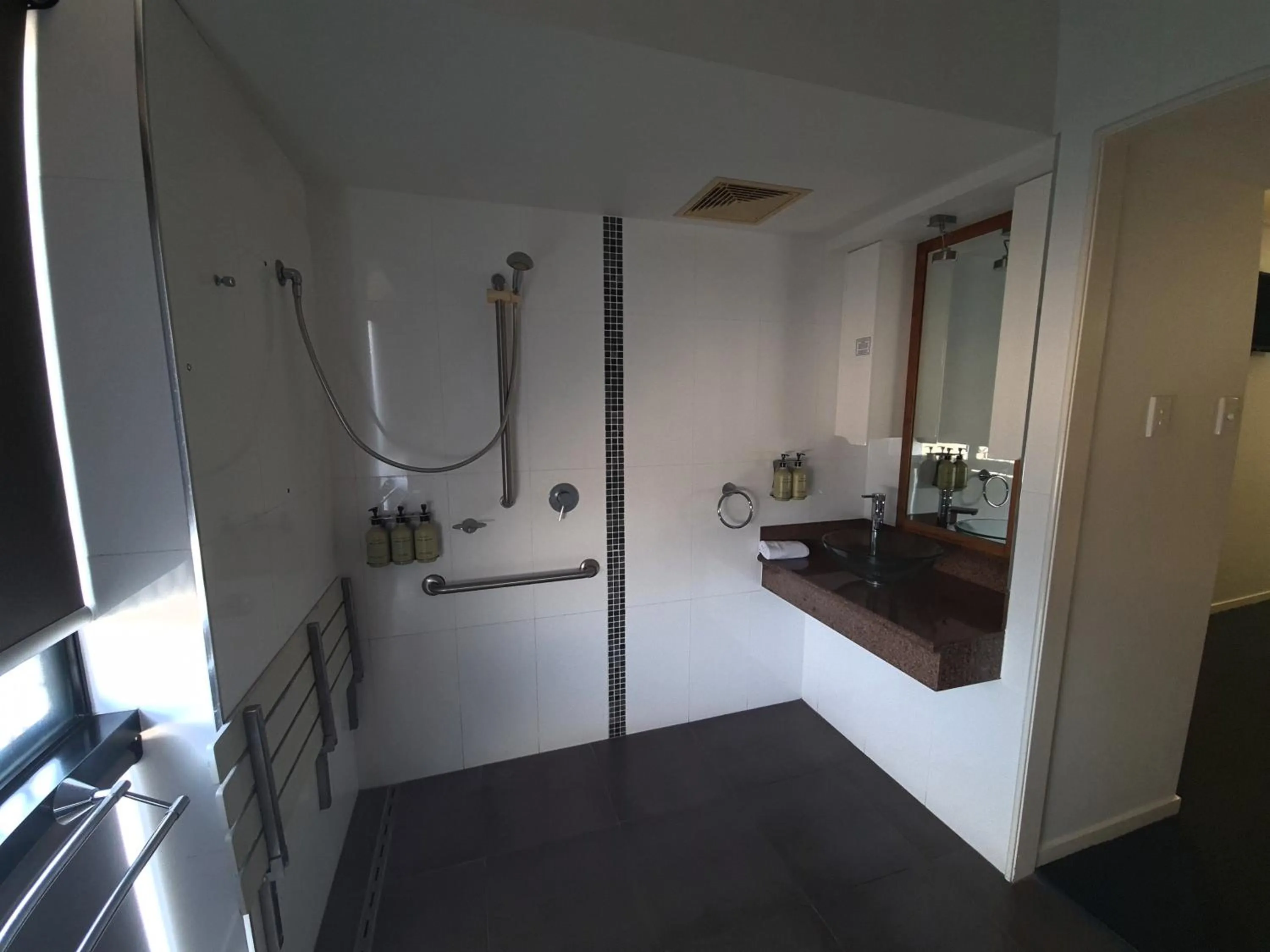 Bathroom in Ayr Traveller's Motel