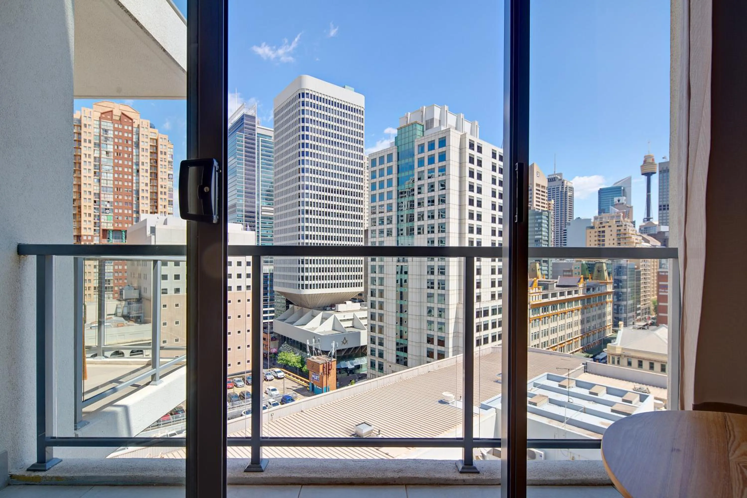 City view in Zara Tower – Luxury Suites and Apartments