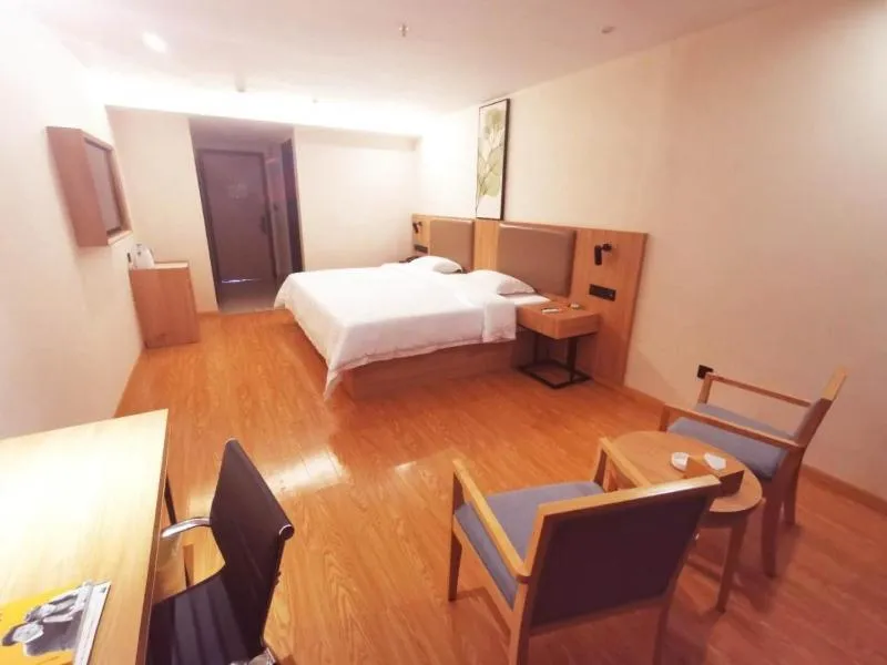 Bed in GreenTree Inn Qinzhou Qinzhou East Railway Station Hotel