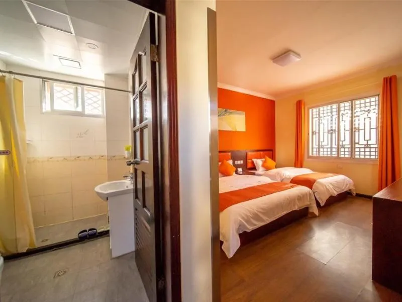 Bed in Shell Dali City Dali Ancient Town South Gate Hotel