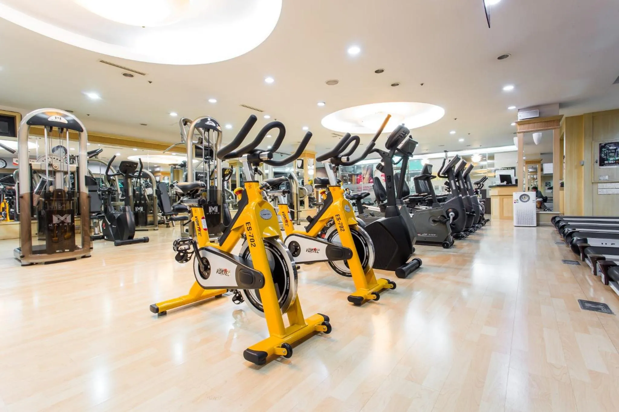 Fitness centre/facilities in Lamer Hotel