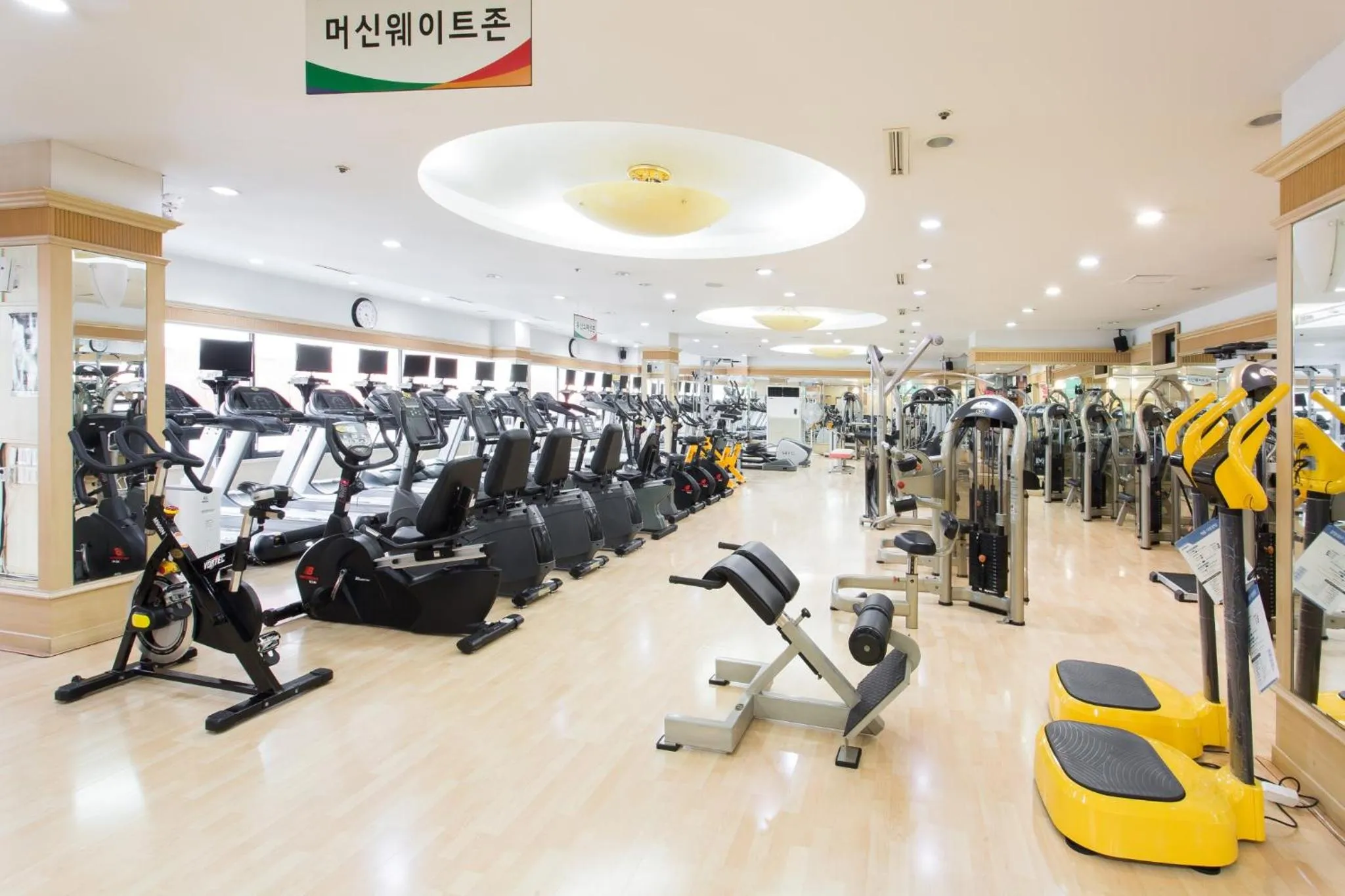 Fitness centre/facilities in Lamer Hotel
