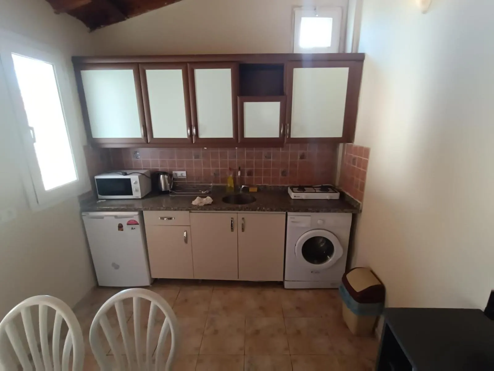 Kitchen or kitchenette in Dove Apart Hotel