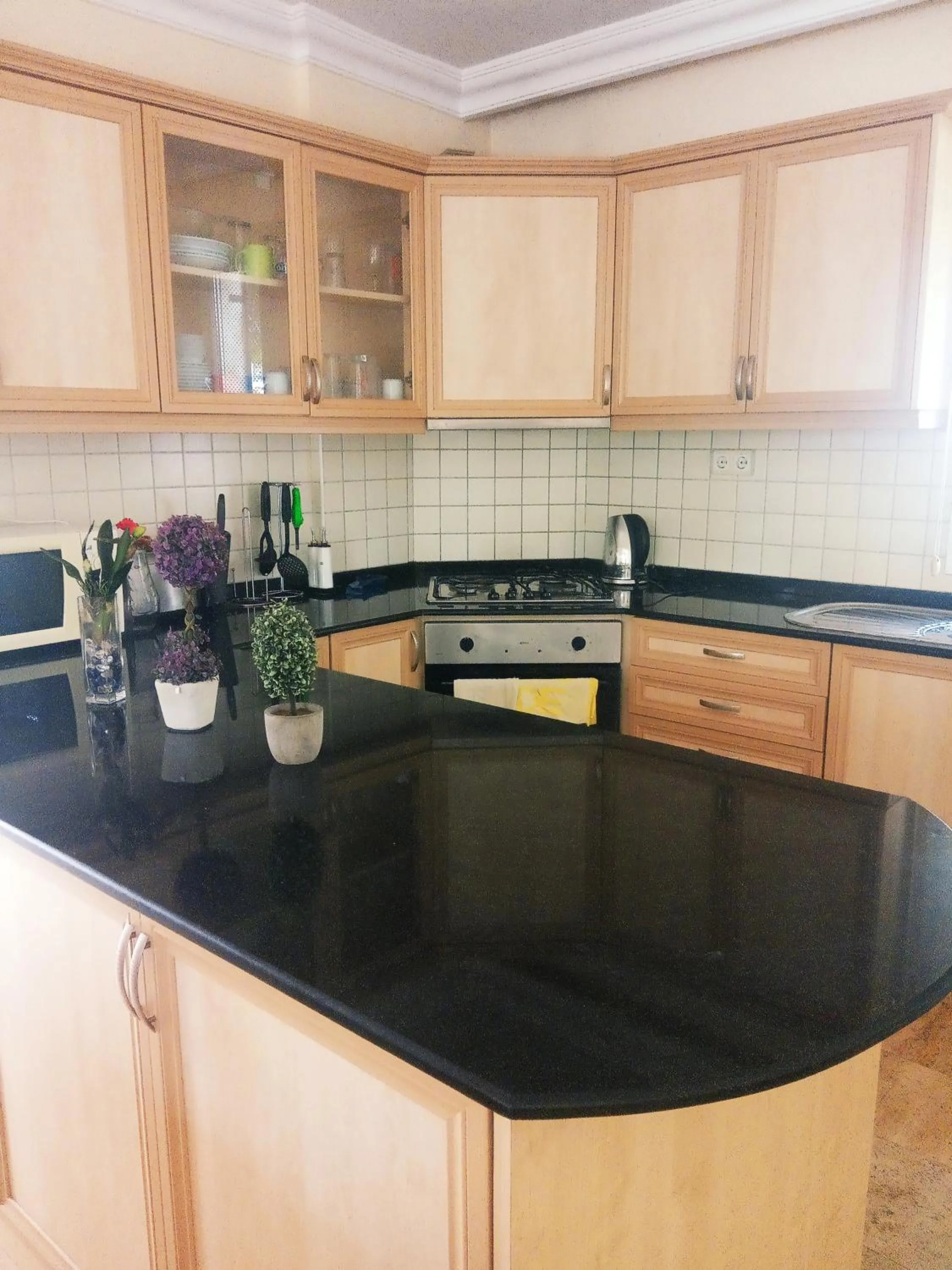 Kitchen or kitchenette in Dove Apart Hotel