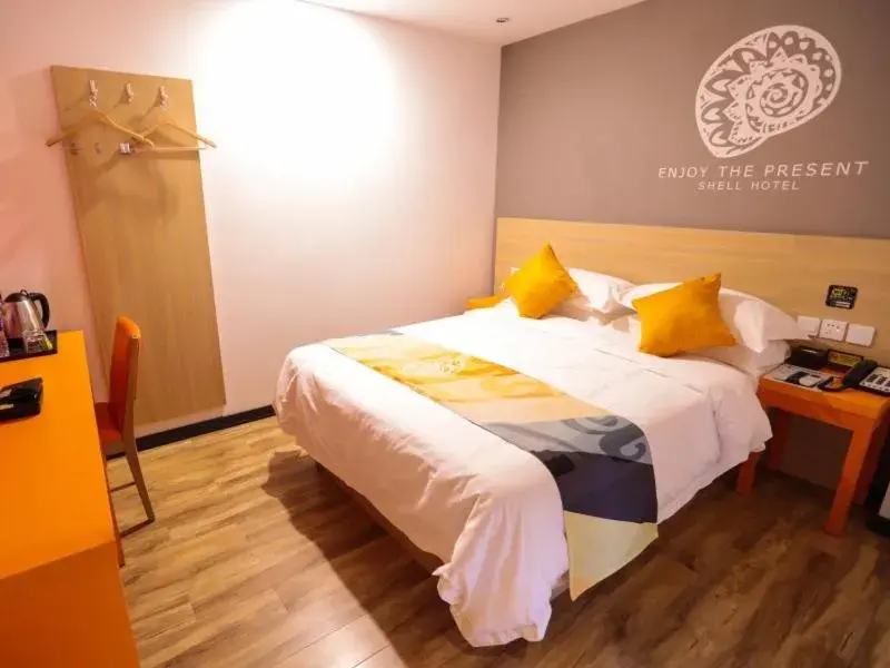 Bed in Shell Zhangjiakou City Qiaodong District Ginza Hotel Bed in Shell Zhangjiakou City Qiaodong District Ginza Hotel