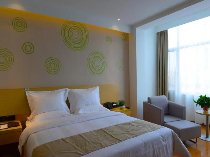 Bed in GreenTree Inn Shijiazhuang Yuanshi County Beihuan Road