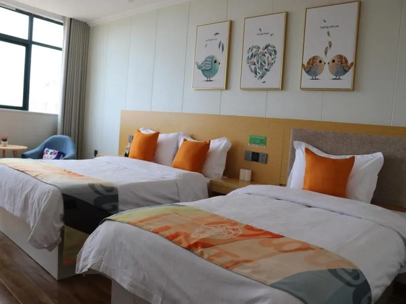 Bed in Shell Suzhou Chinese Medicine Hospital Hotel