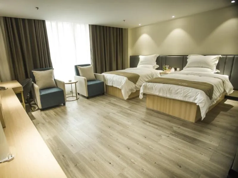 Bed in Shell Xuzhou Suining County Bali Electrical and Mechanical City Hotel