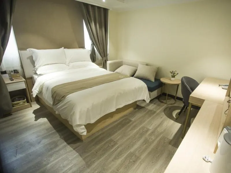 Bed in Shell Xuzhou Suining County Bali Electrical and Mechanical City Hotel