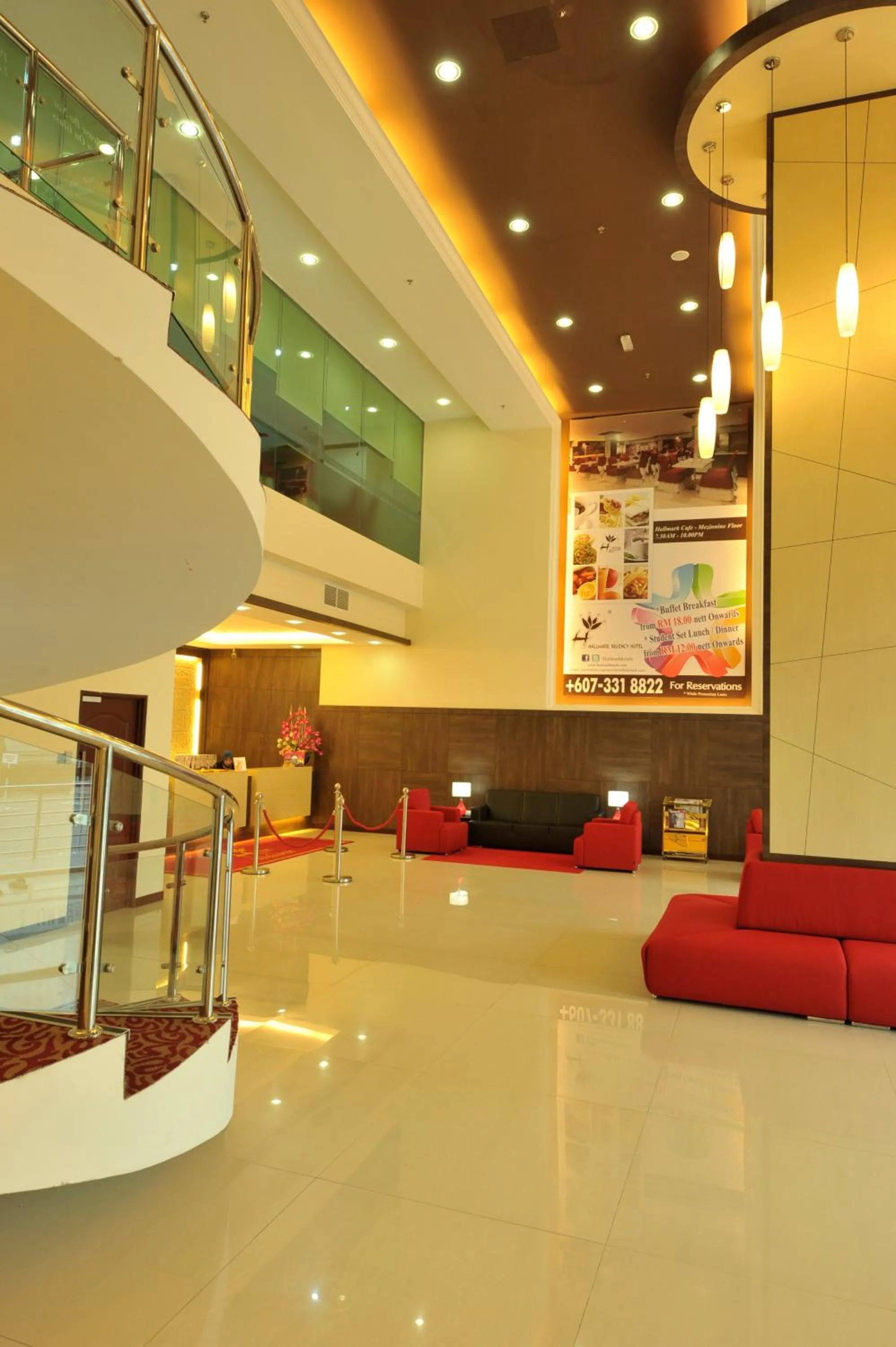 Lobby or reception in Hallmark Regency Hotel - Johor Bahru