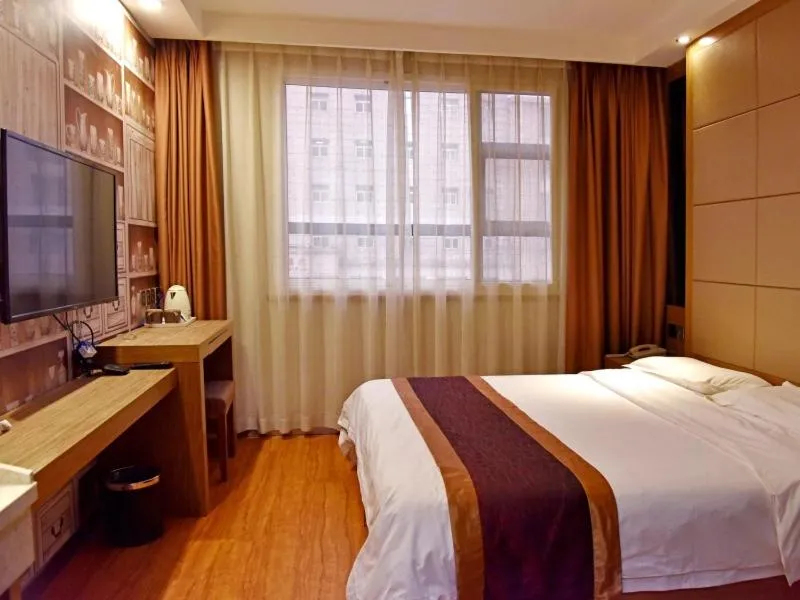 Bed in Gme Xi'an City Chang'an District Fengqiyuan Subway Station Hotel