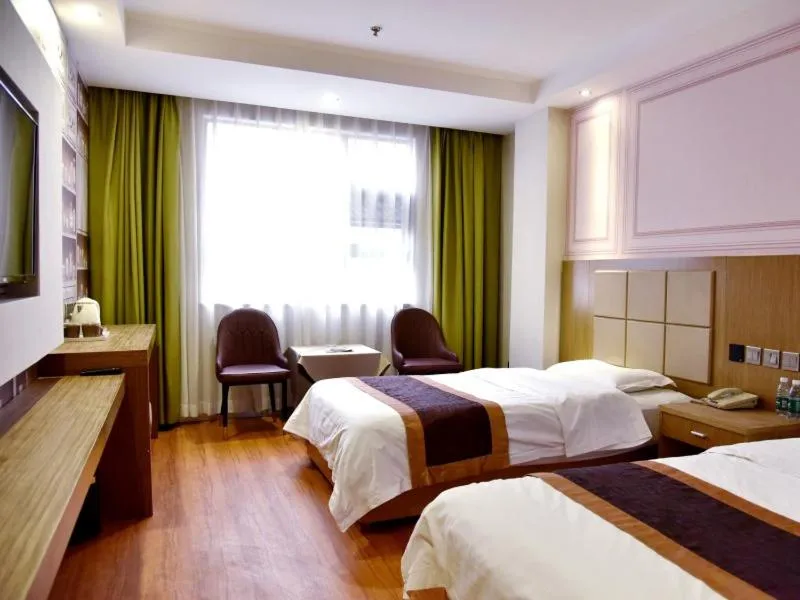 Bed in Gme Xi'an City Chang'an District Fengqiyuan Subway Station Hotel