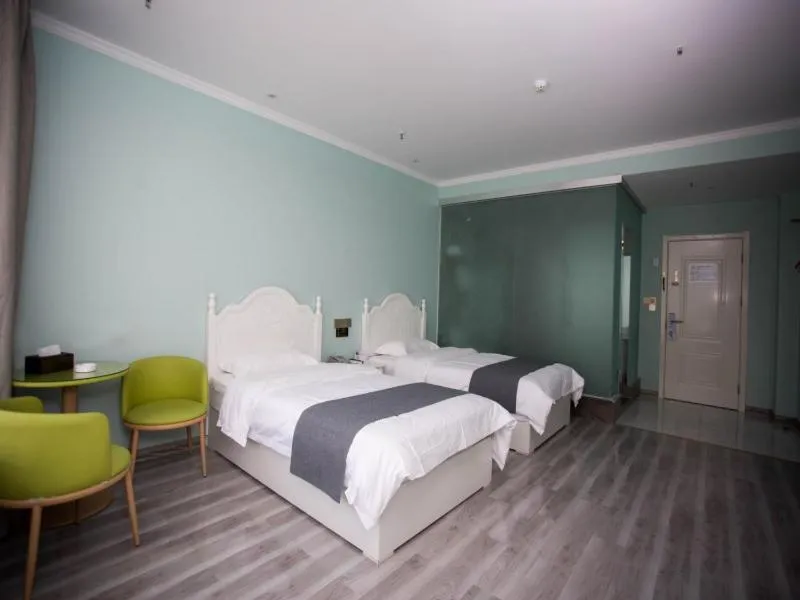 Bed in Shell Chuzhou North Bus Station Hotel