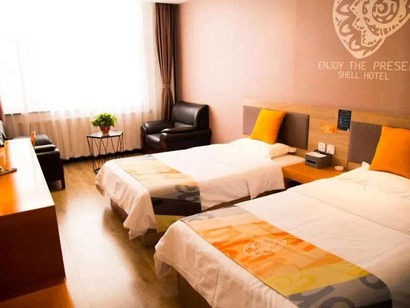 Bed in Shell Tangshan Caofeidian District Xinghai Mingdu Plaza Hotel