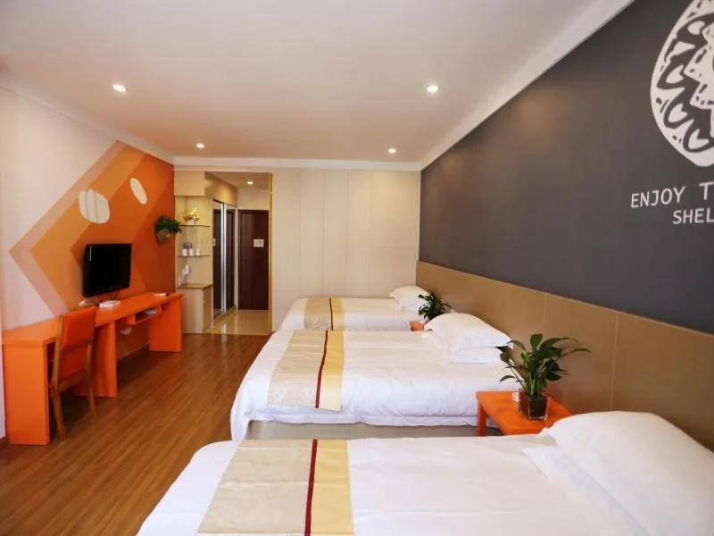 Bed in Shell Suqian Siyang County East Zhongxing Road Hotel