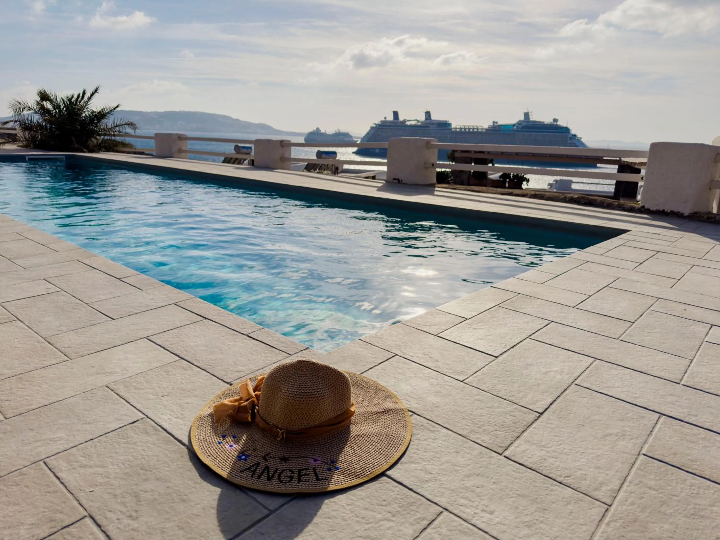 Pool view in With-inn Mykonos Suites