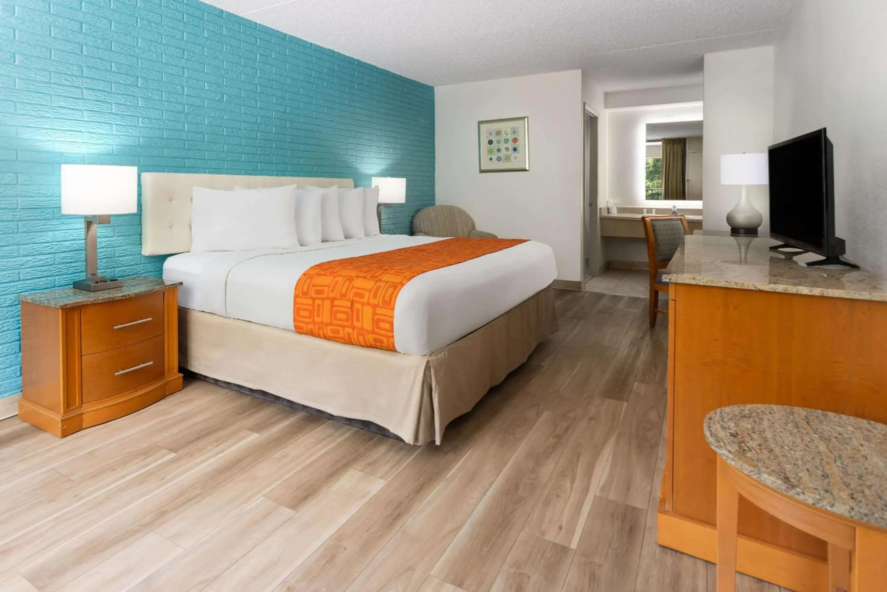 Photo of the whole room, Bed in Inn at Atlantic City Hotel & Banquet Photo of the whole room, Bed in Inn at Atlantic City Hotel & Banquet