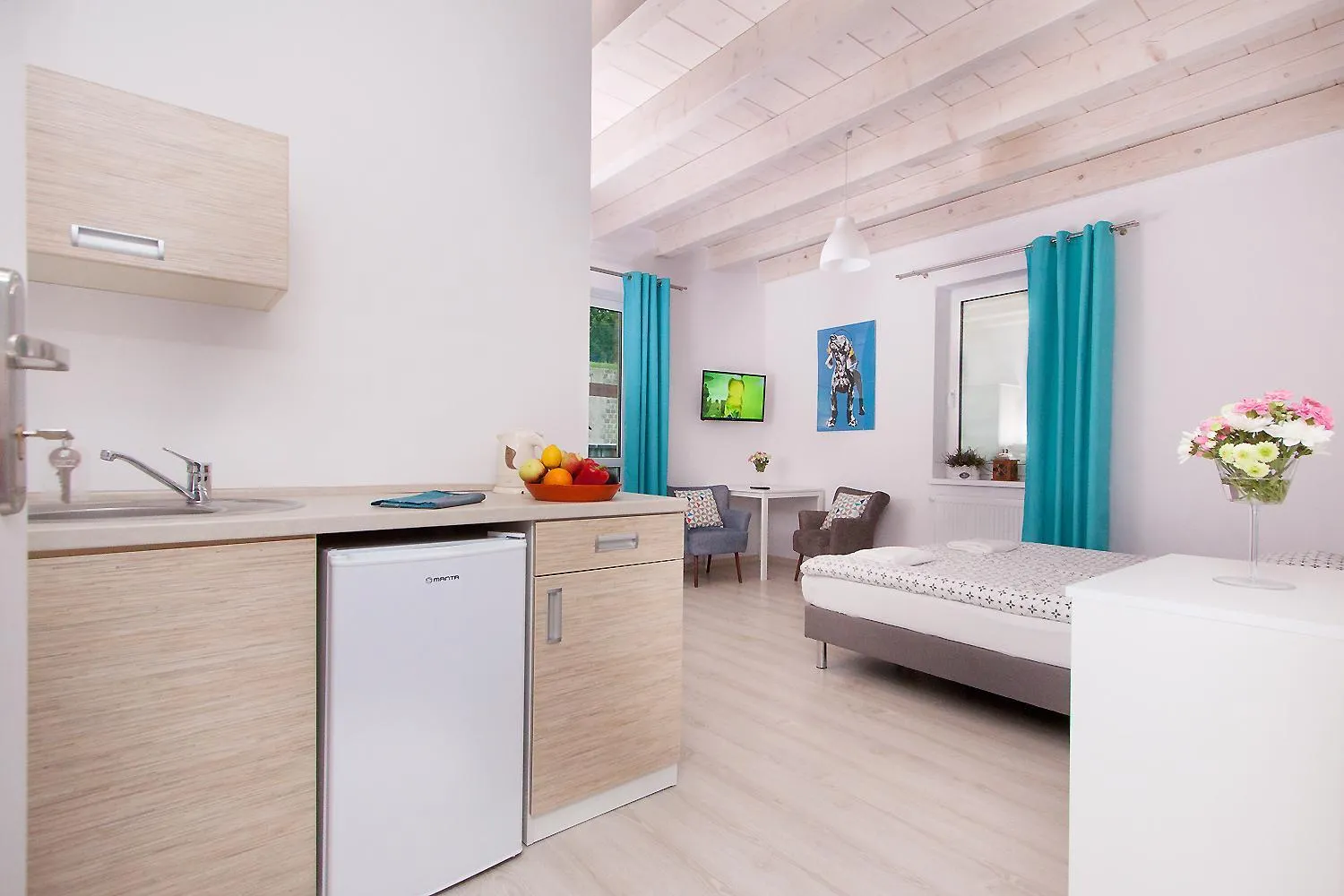 Kitchen or kitchenette in Villa Rosa