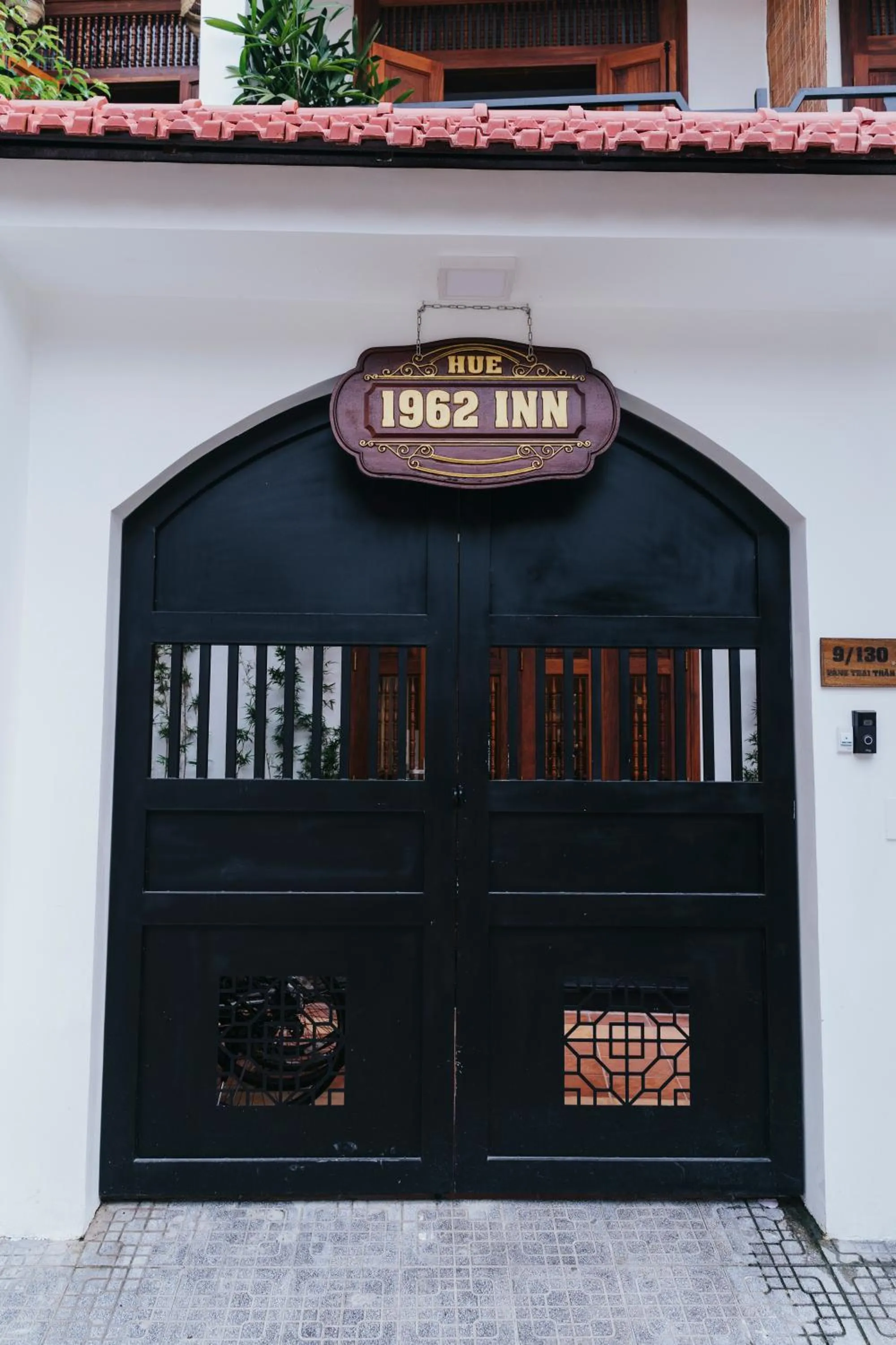 Facade/entrance in Hue 1962 INN