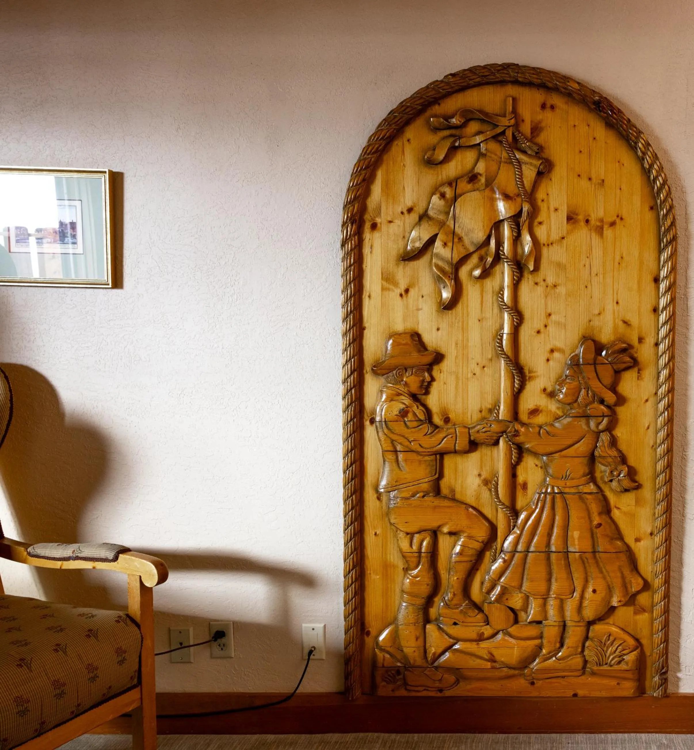 Decorative detail in The Alpenhof