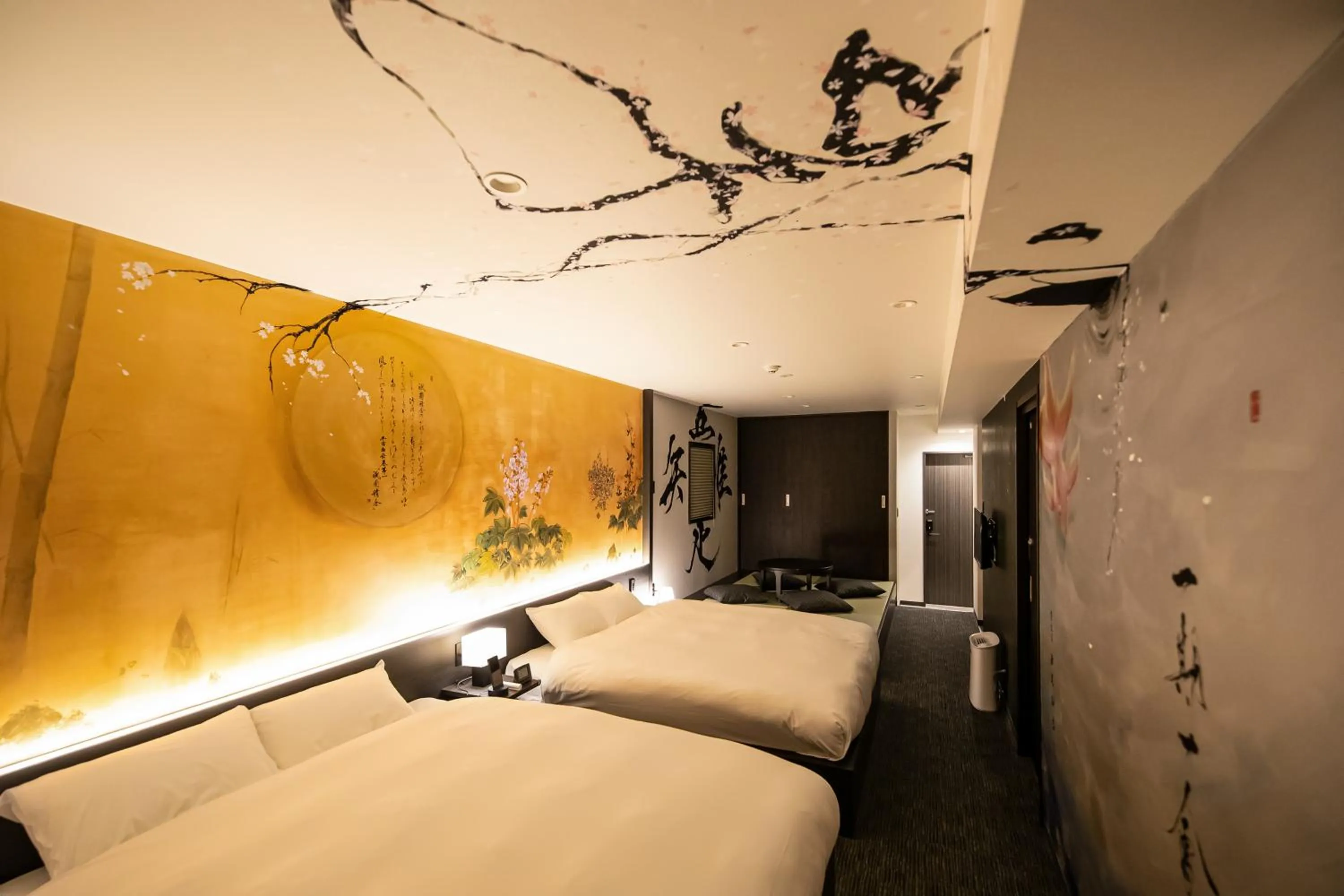 Bed in Akari Nijo-jo