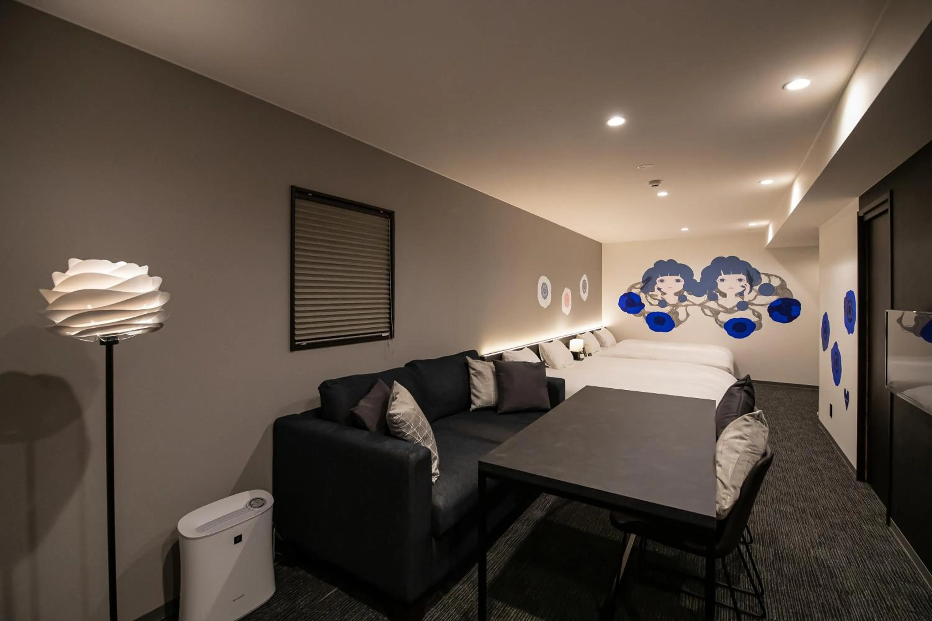 Bed in Akari Nijo-jo