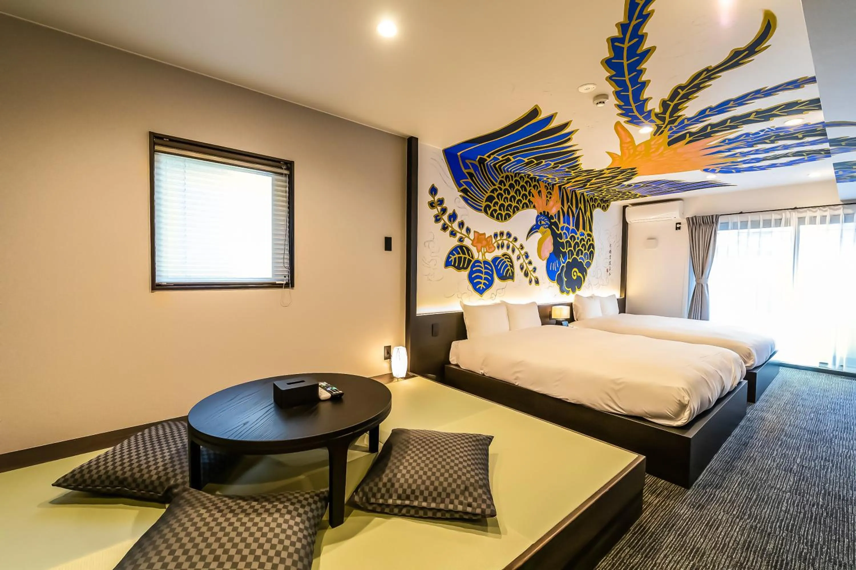 Bed in Akari Nijo-jo