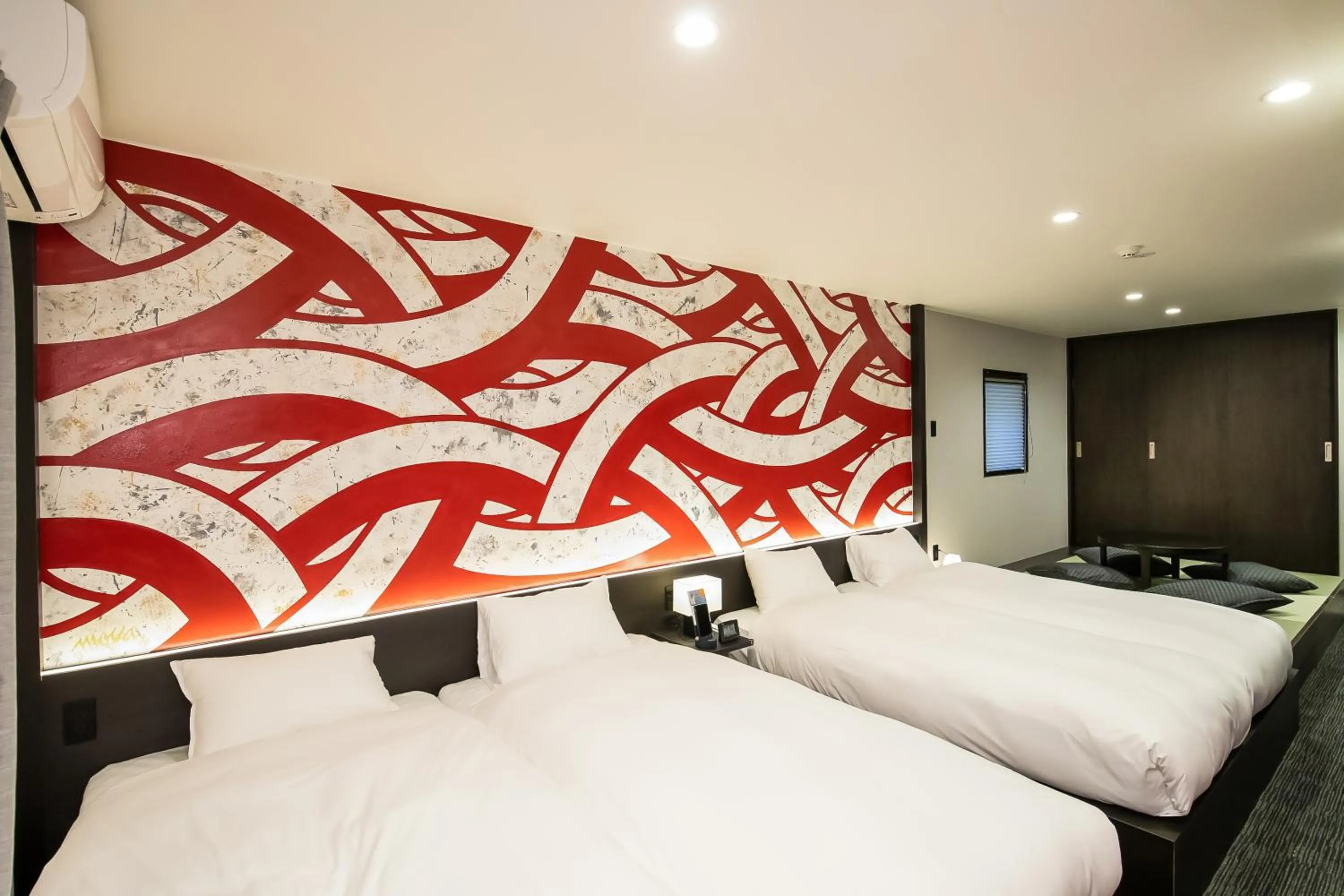 Bed in Akari Nijo-jo