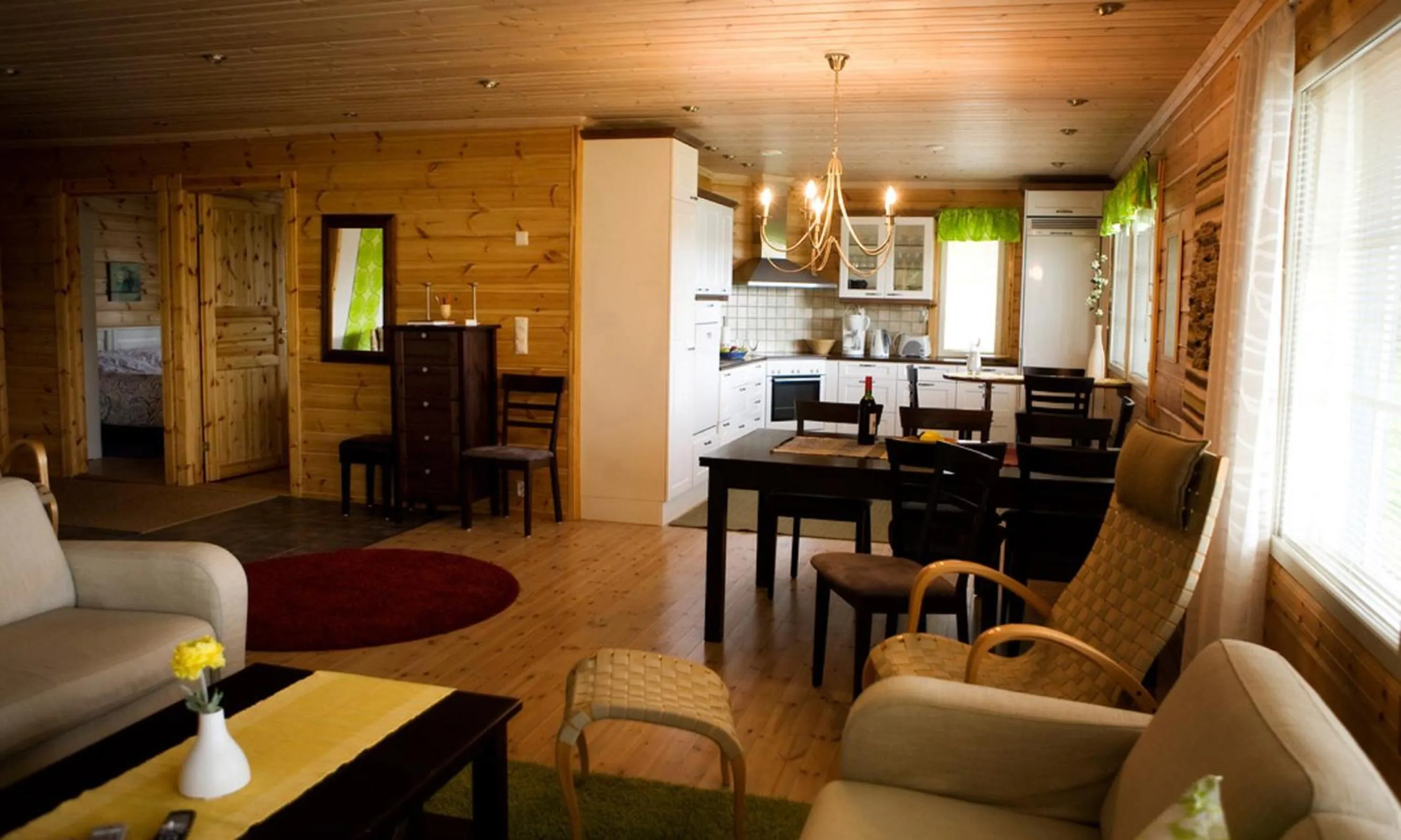 Dining area in Salkolahti Lomamökit