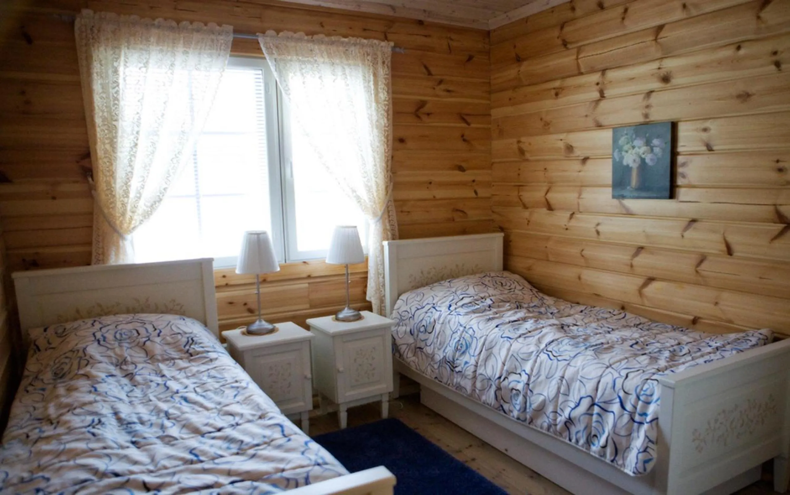 Bedroom, Bed in Salkolahti Lomamökit
