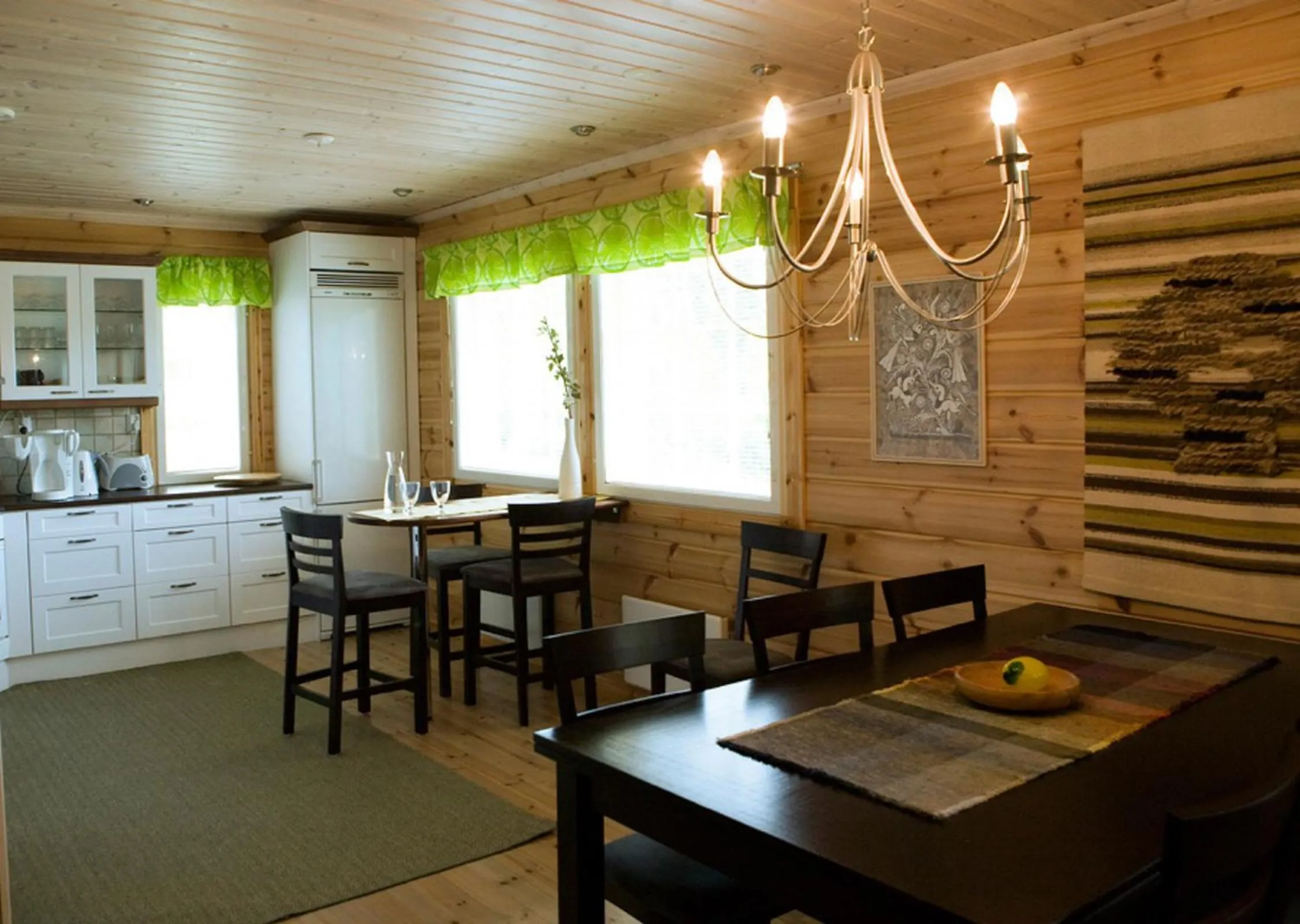 Kitchen or kitchenette in Salkolahti Lomamökit