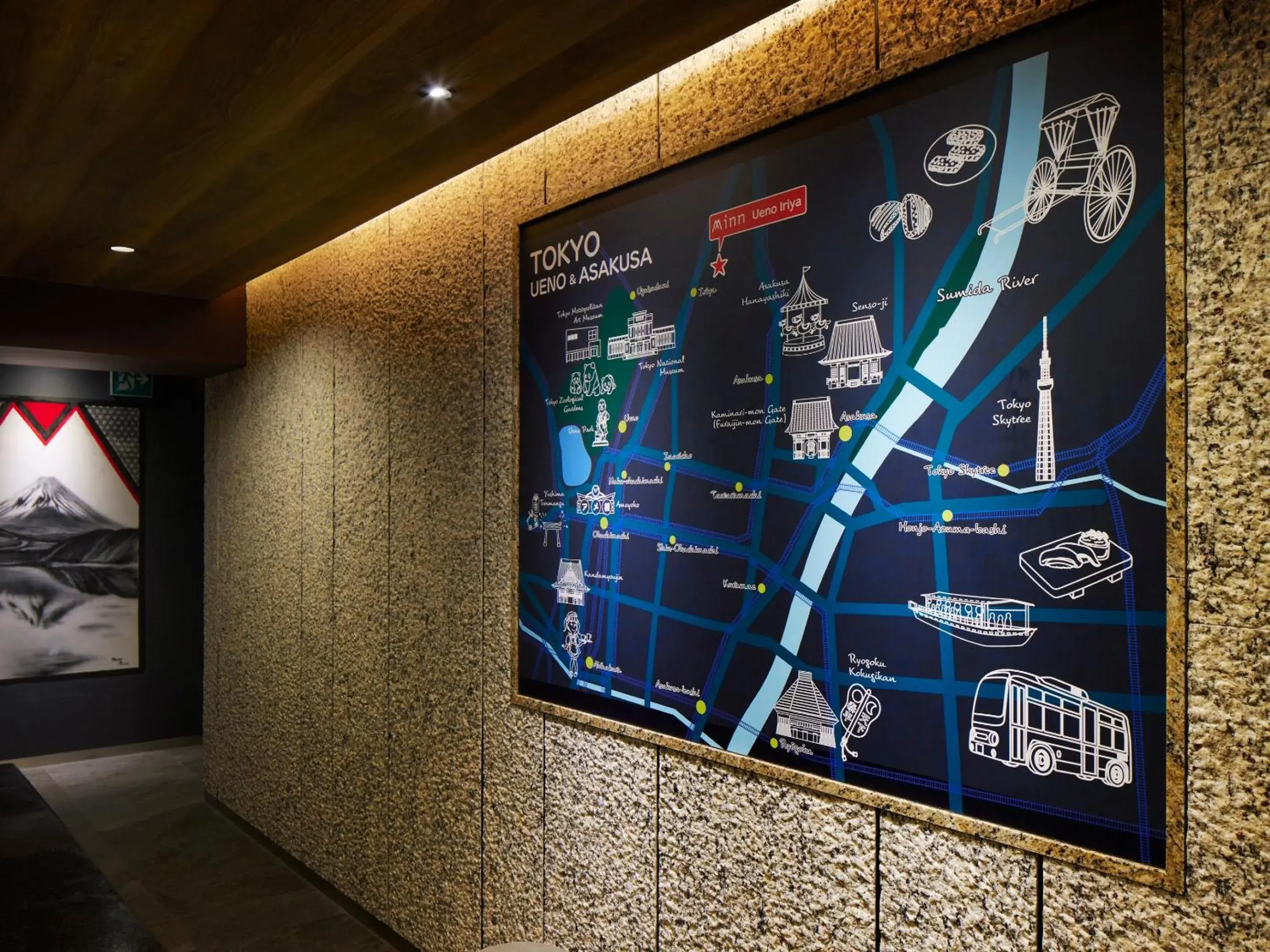 Lobby or reception in Minn Ueno Iriya Lobby or reception in Minn Ueno Iriya