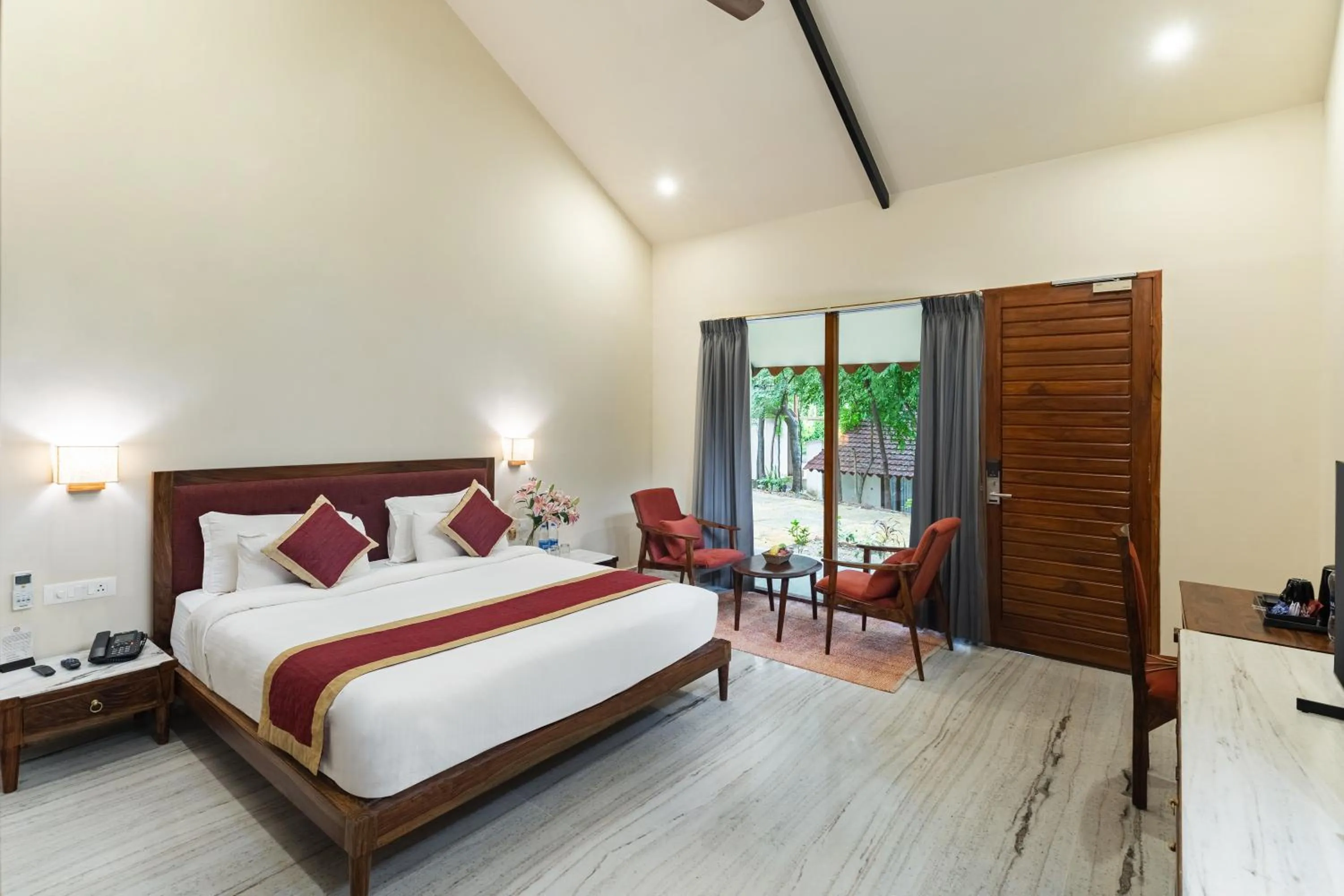 Natural landscape, Bed in Aranya Vilas - A Nature Resort