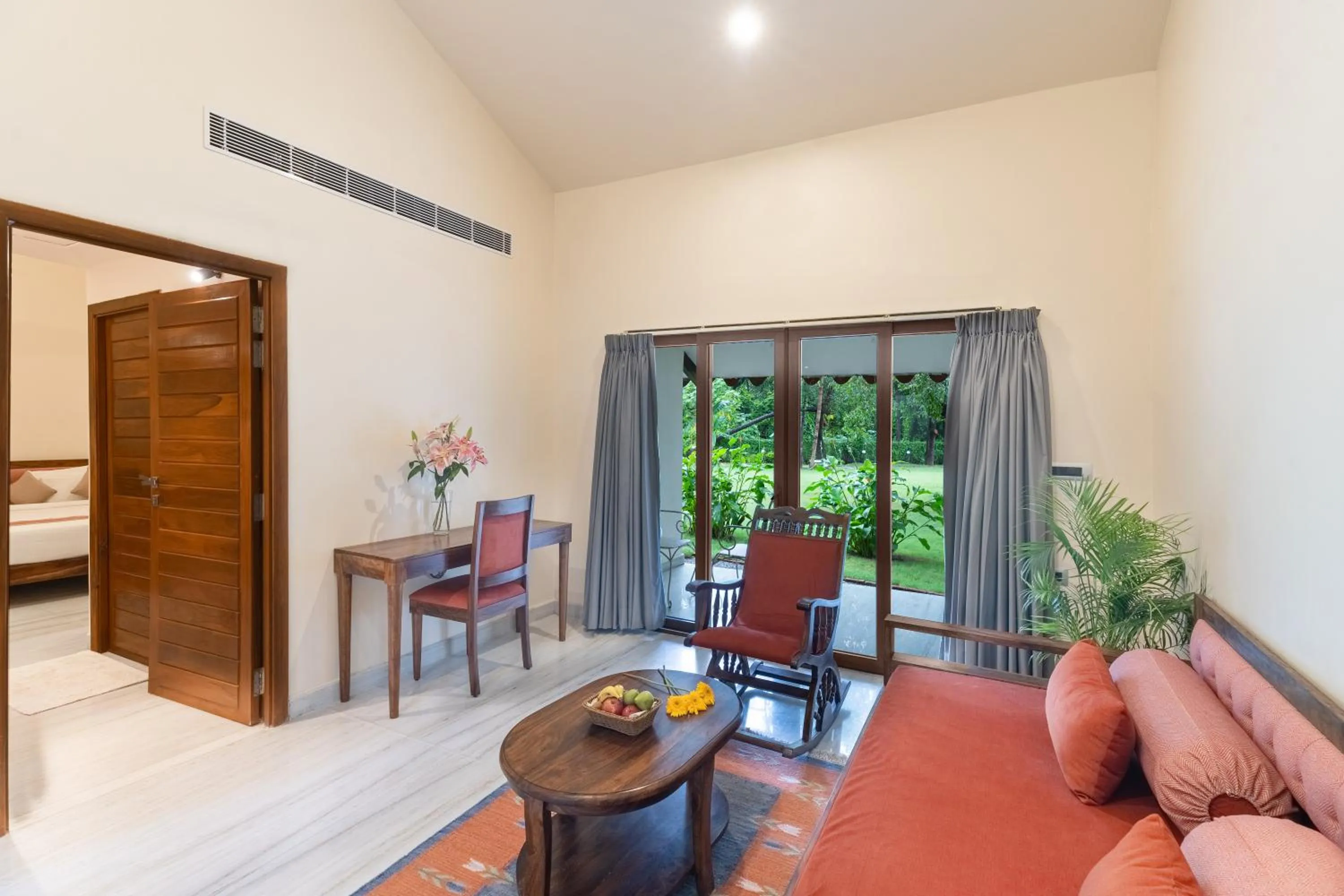 Living room in Aranya Vilas - A Nature Resort