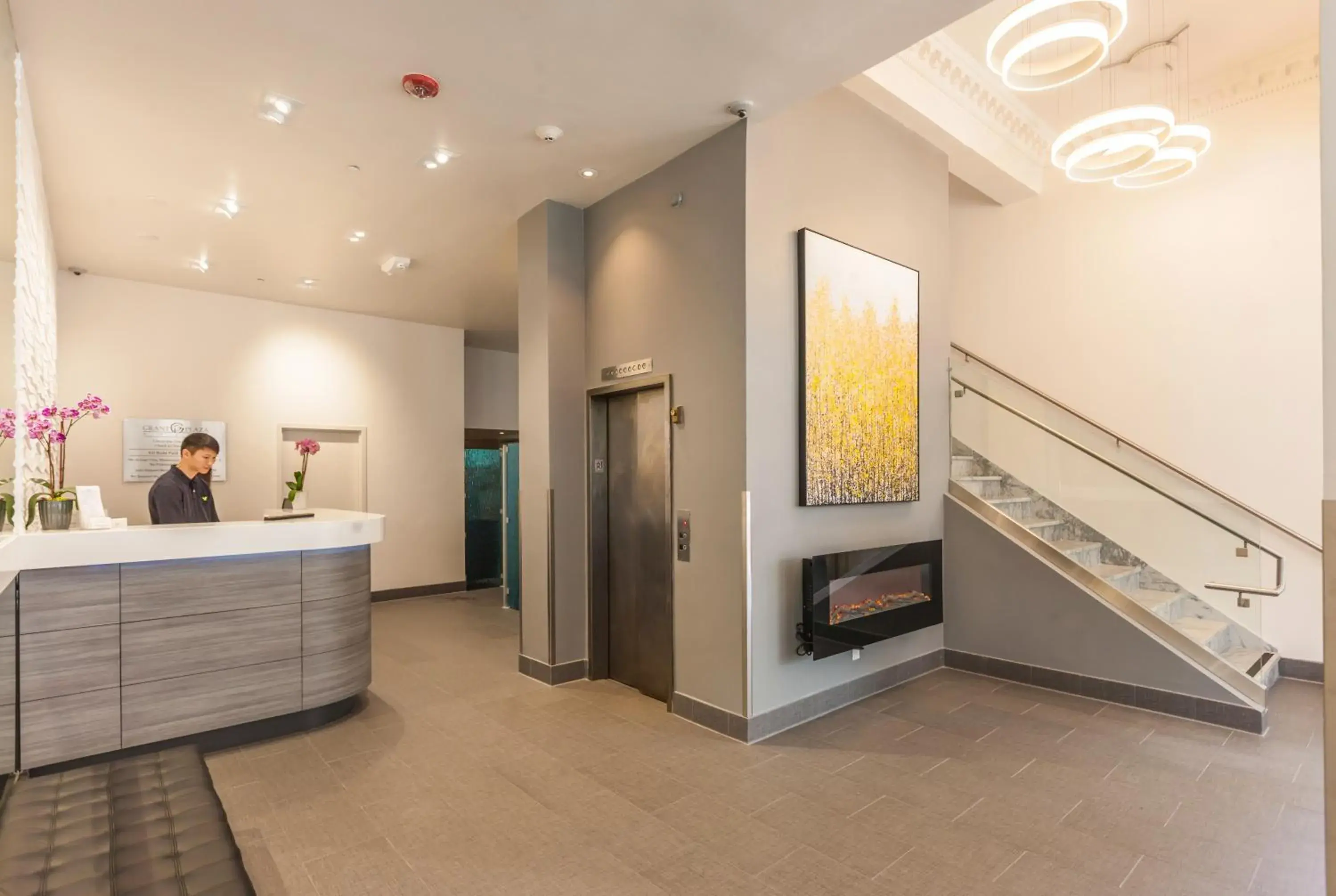 Lobby or reception in Grant Plaza Hotel Lobby or reception in Grant Plaza Hotel