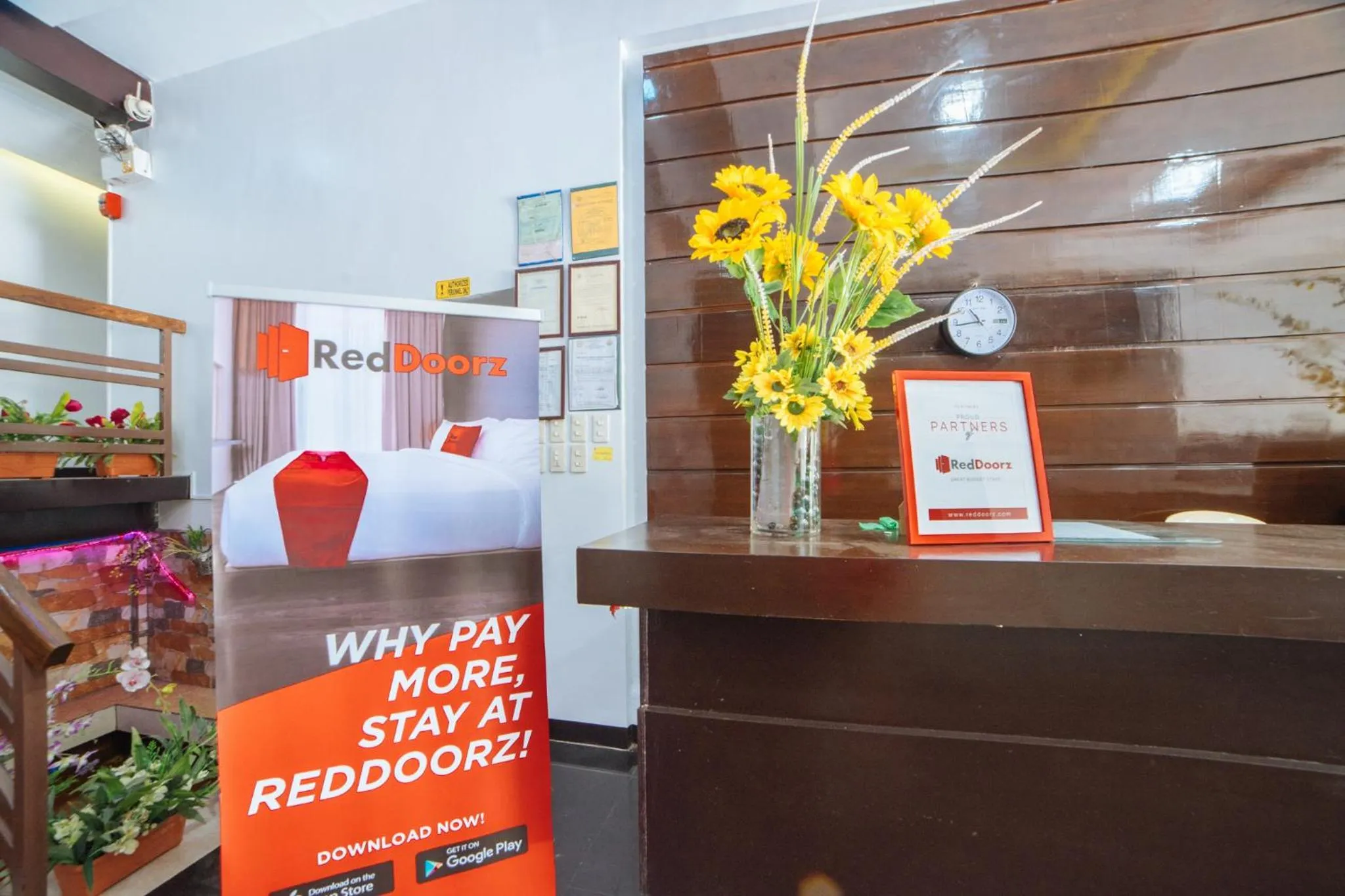 Lobby or reception in RedDoorz near San Juanico Bridge