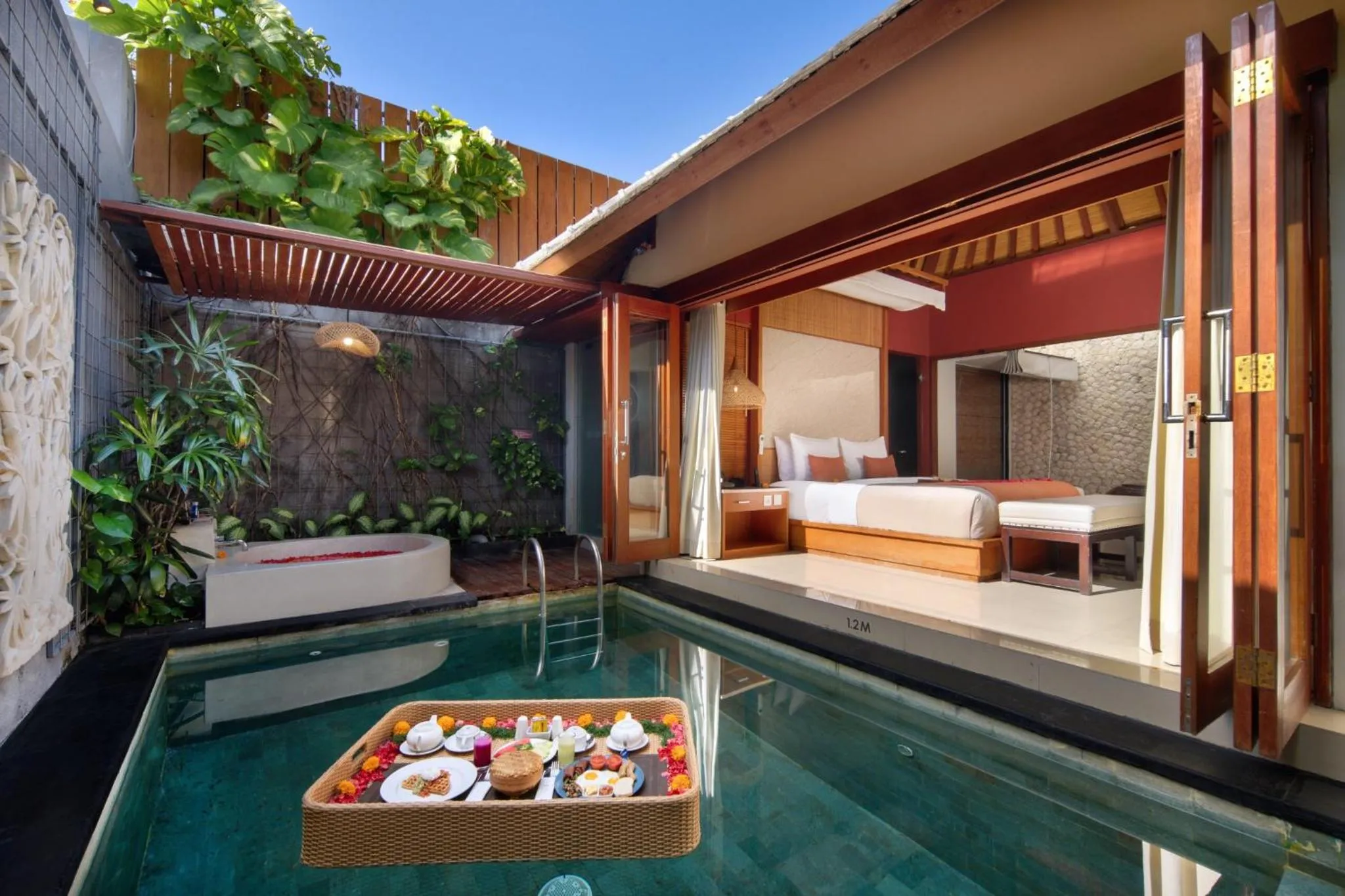 Swimming pool in Seminyak Sanctuary Villa by Ini Vie Hospitality
