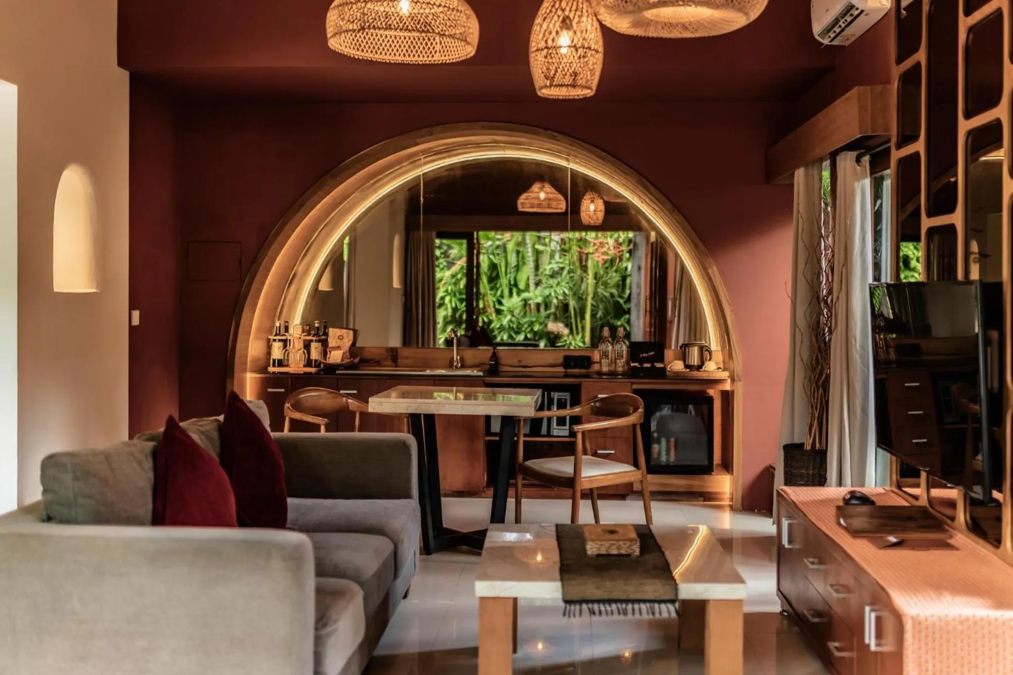 Living room in Seminyak Sanctuary Villa by Ini Vie Hospitality