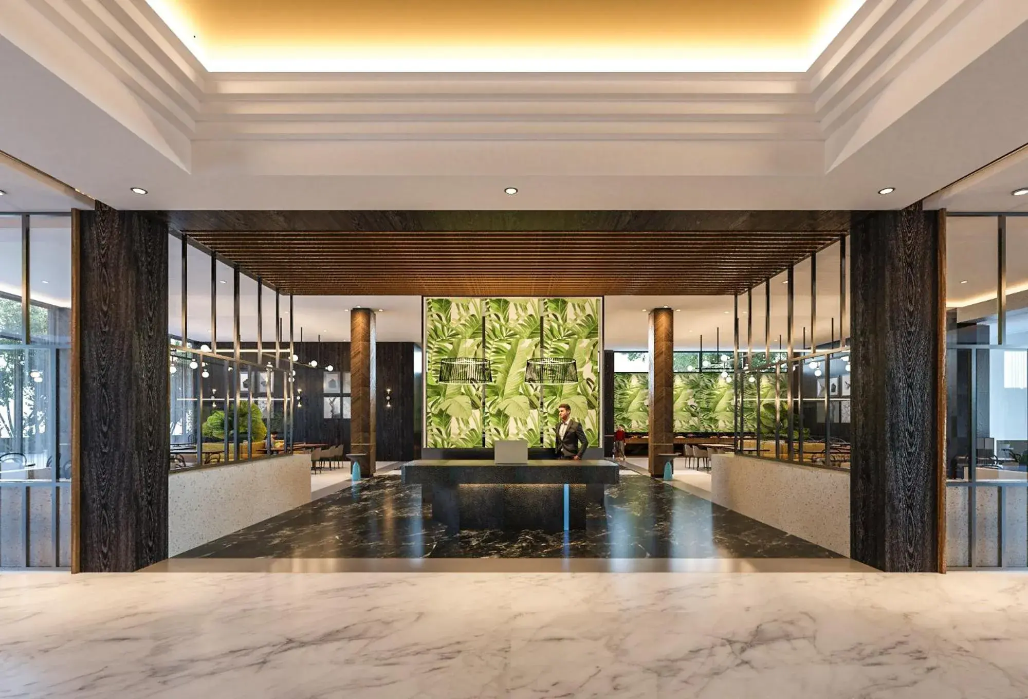 Lobby or reception in Luminor Hotel Tanjung Selor By WH Lobby or reception in Luminor Hotel Tanjung Selor By WH