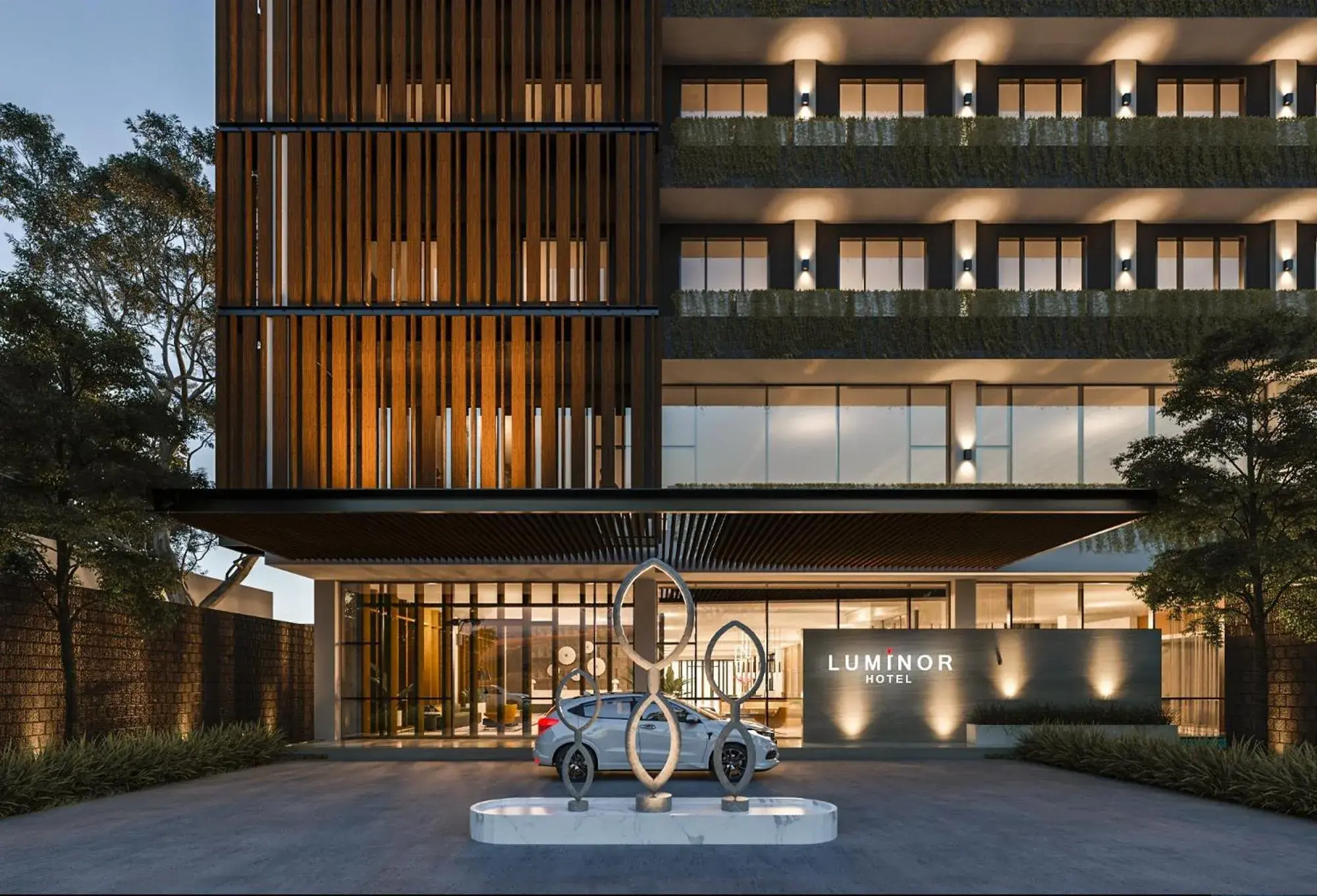 Property building in Luminor Hotel Tanjung Selor By WH Property building in Luminor Hotel Tanjung Selor By WH