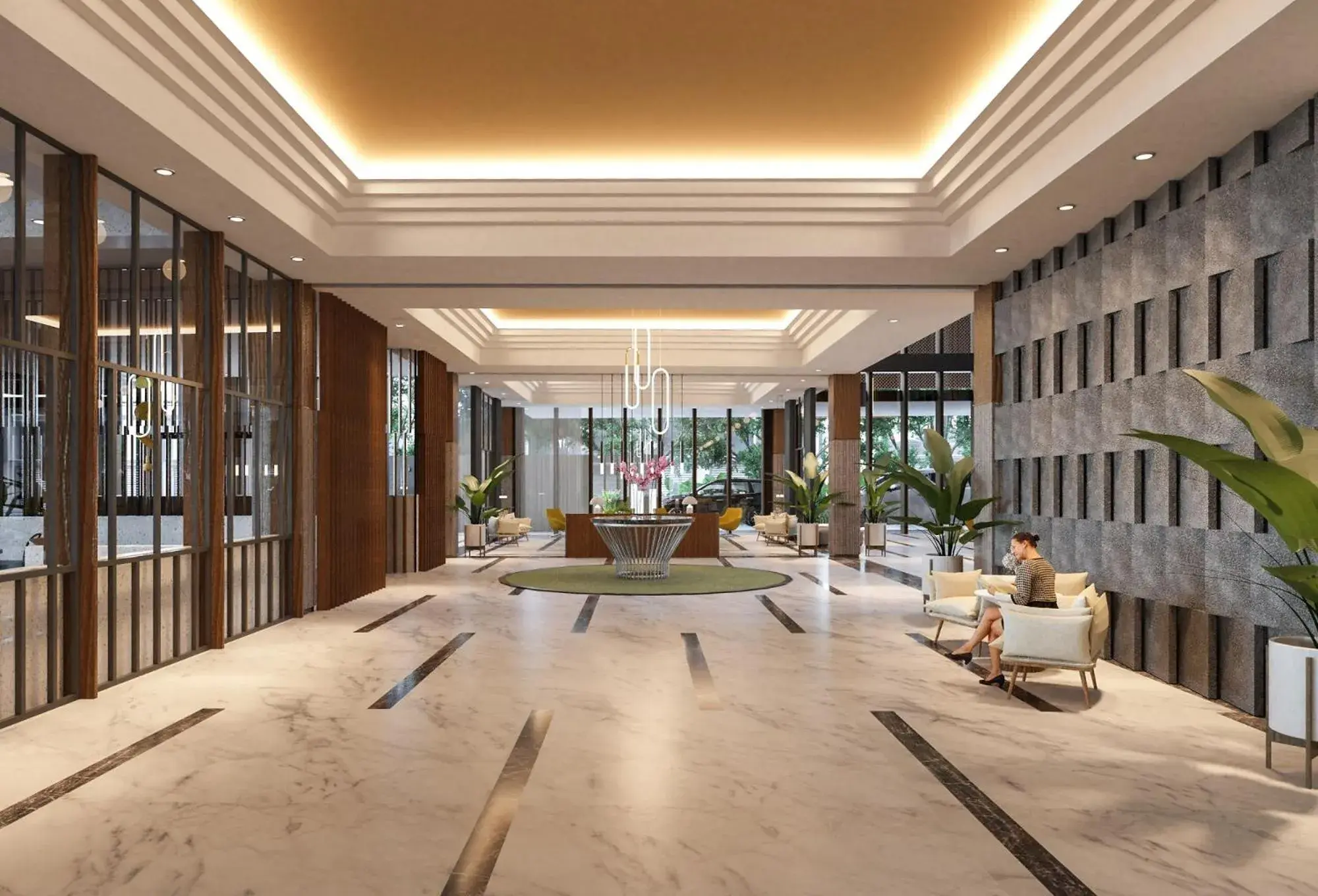 Lounge or bar in Luminor Hotel Tanjung Selor By WH Lounge or bar in Luminor Hotel Tanjung Selor By WH