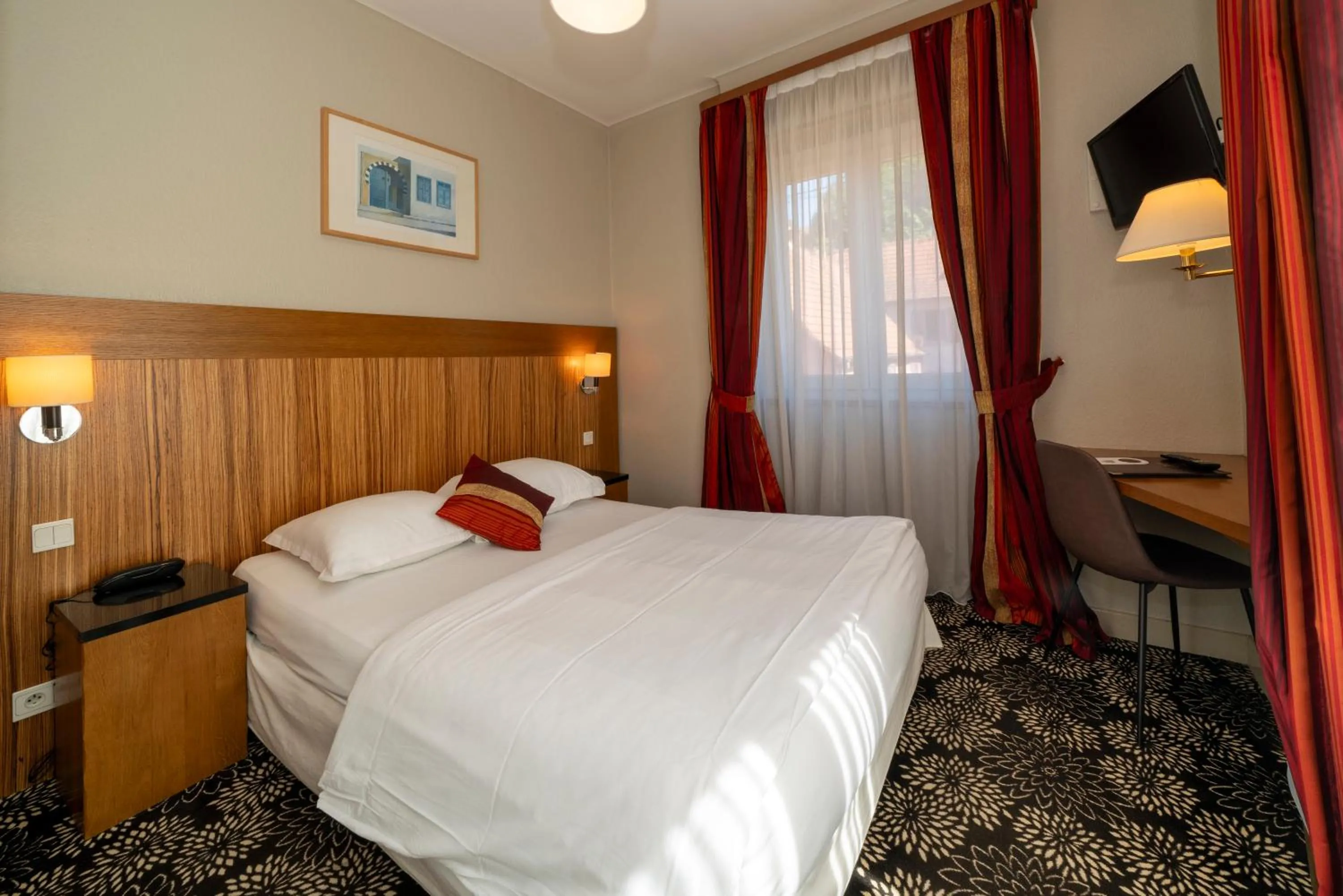 Bed in Hôtel du Parc, Restaurant, Spa & Wellness