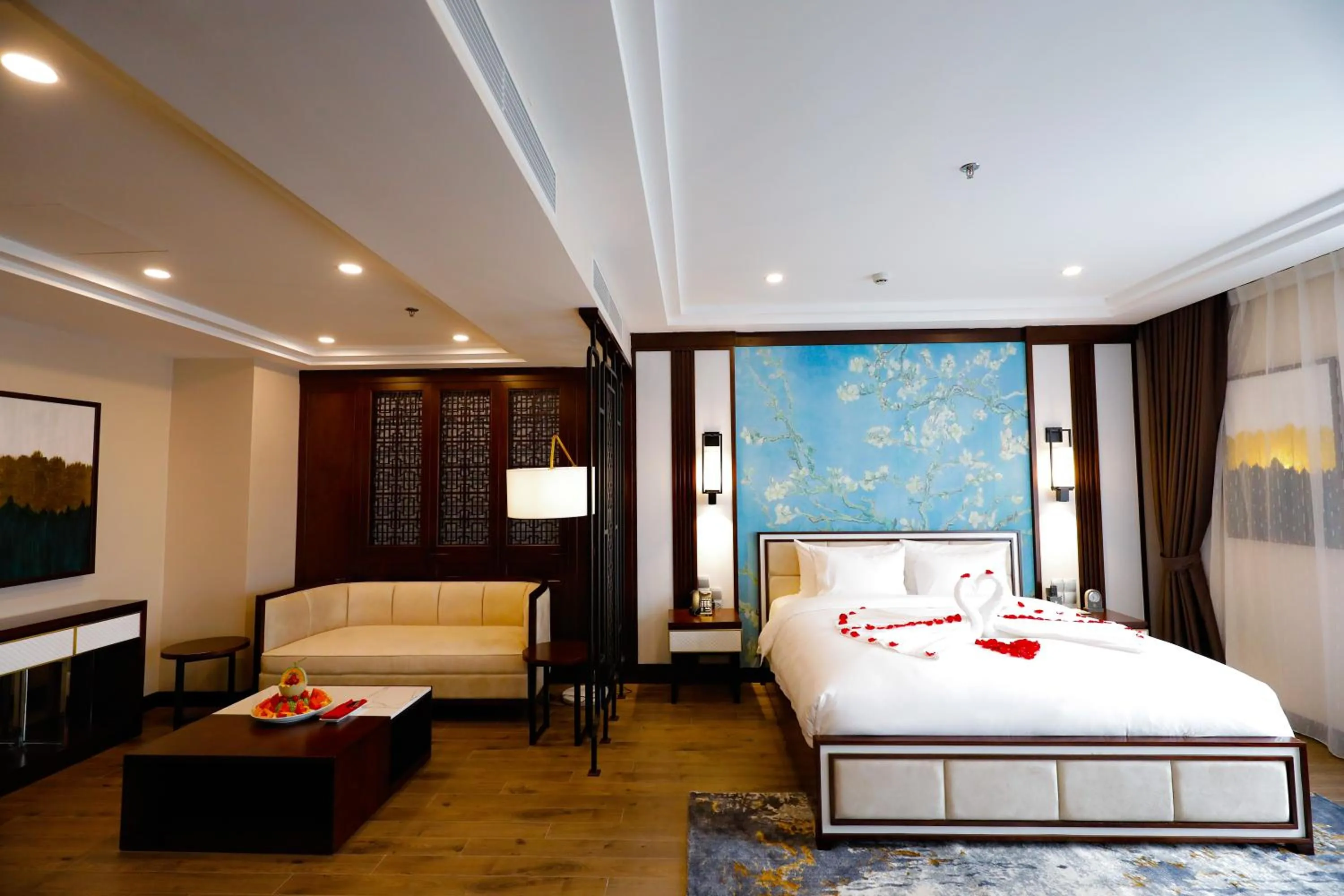 Photo of the whole room, Bed in Grand Phoenix Hotel Bac Ninh