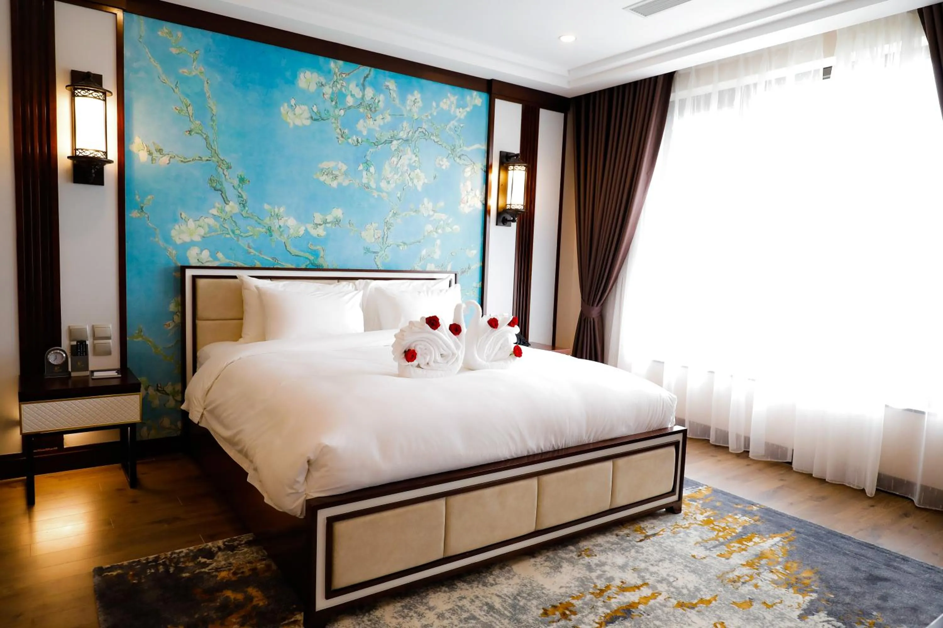 Bed in Grand Phoenix Hotel Bac Ninh