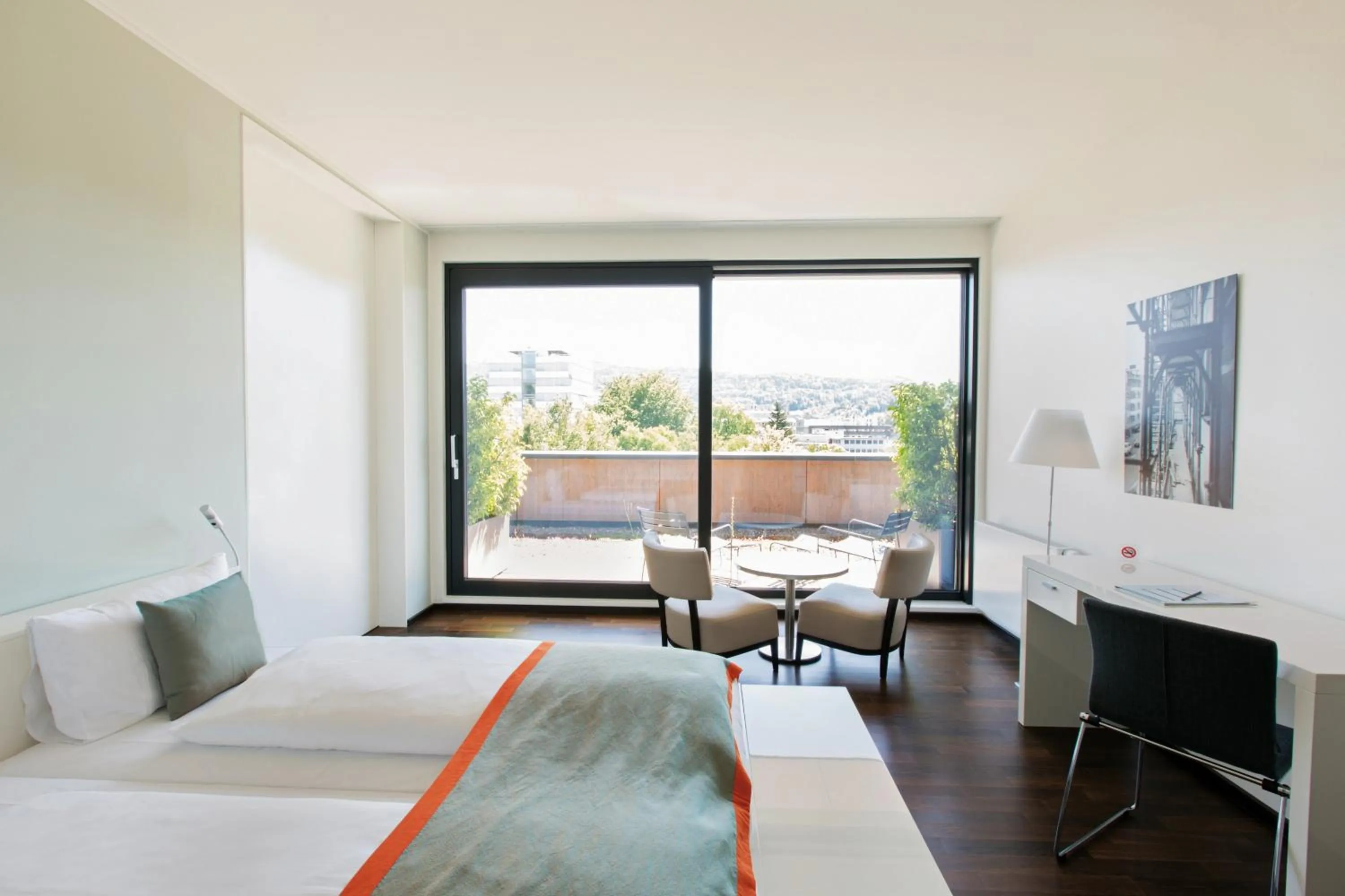 Balcony/Terrace, Bed in THE FLAG Zürich