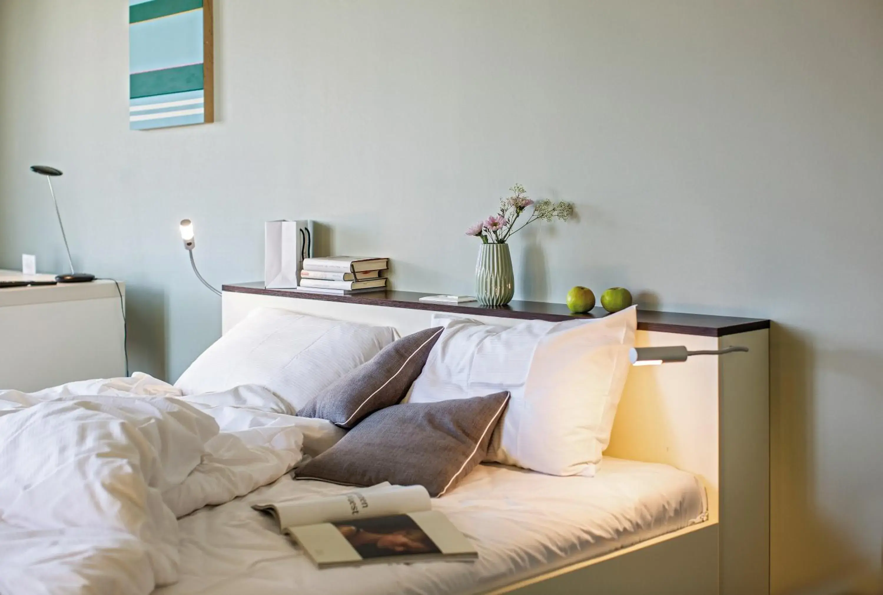 Decorative detail, Bed in THE FLAG Zürich Decorative detail, Bed in THE FLAG Zürich