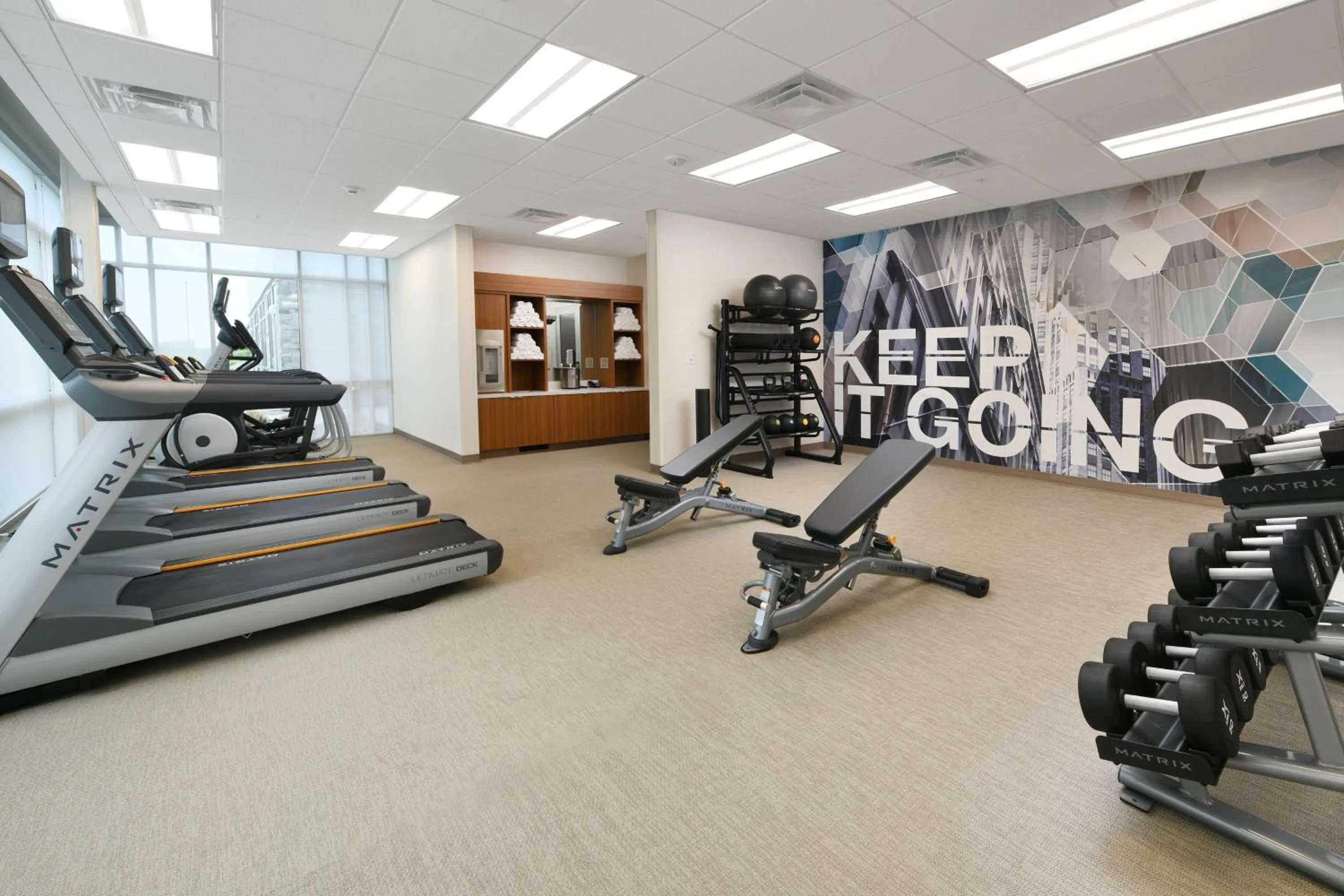 Fitness centre/facilities in SpringHill Suites Dallas DFW Airport South/CentrePort