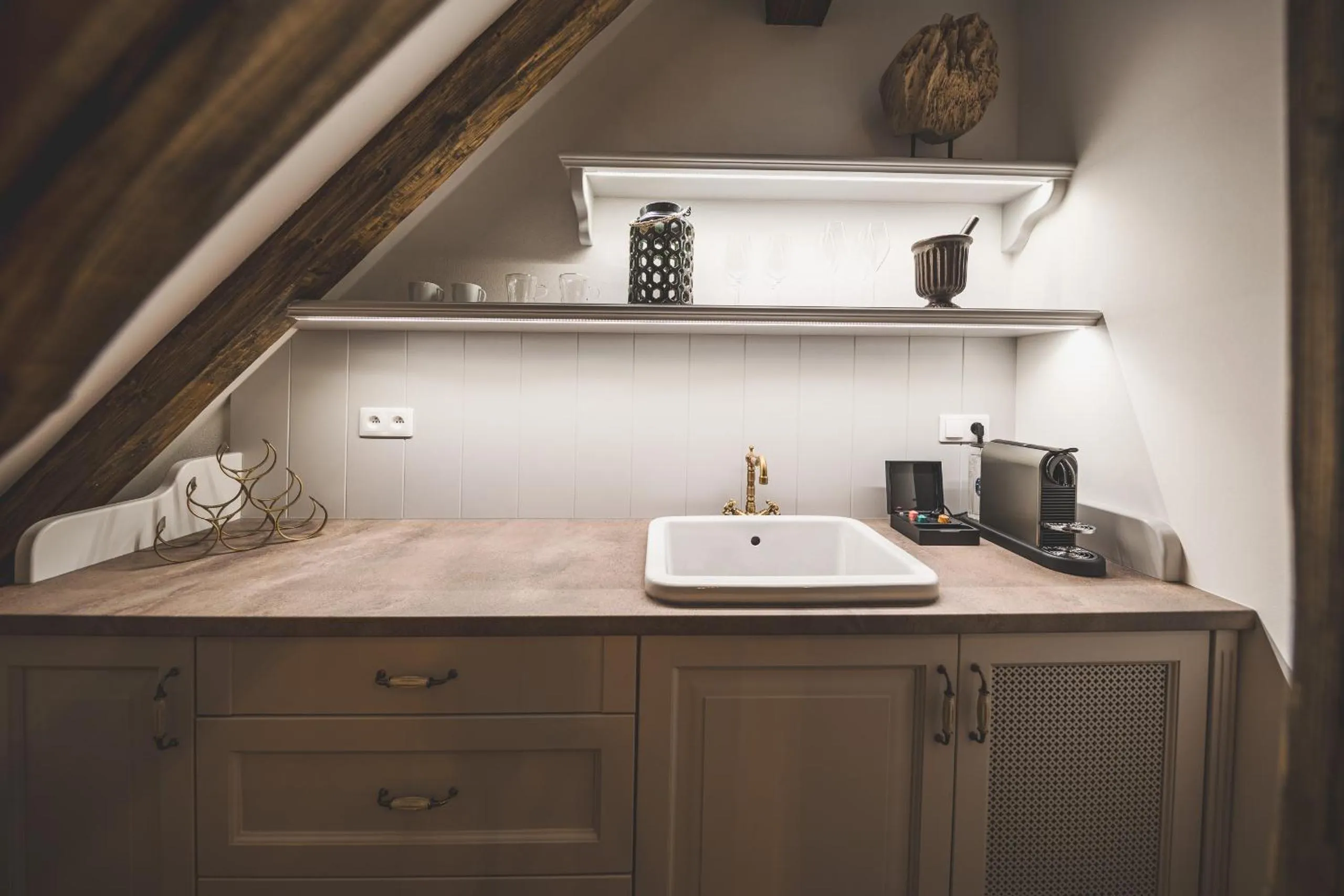 Coffee/tea facilities in Apartmány Šupina